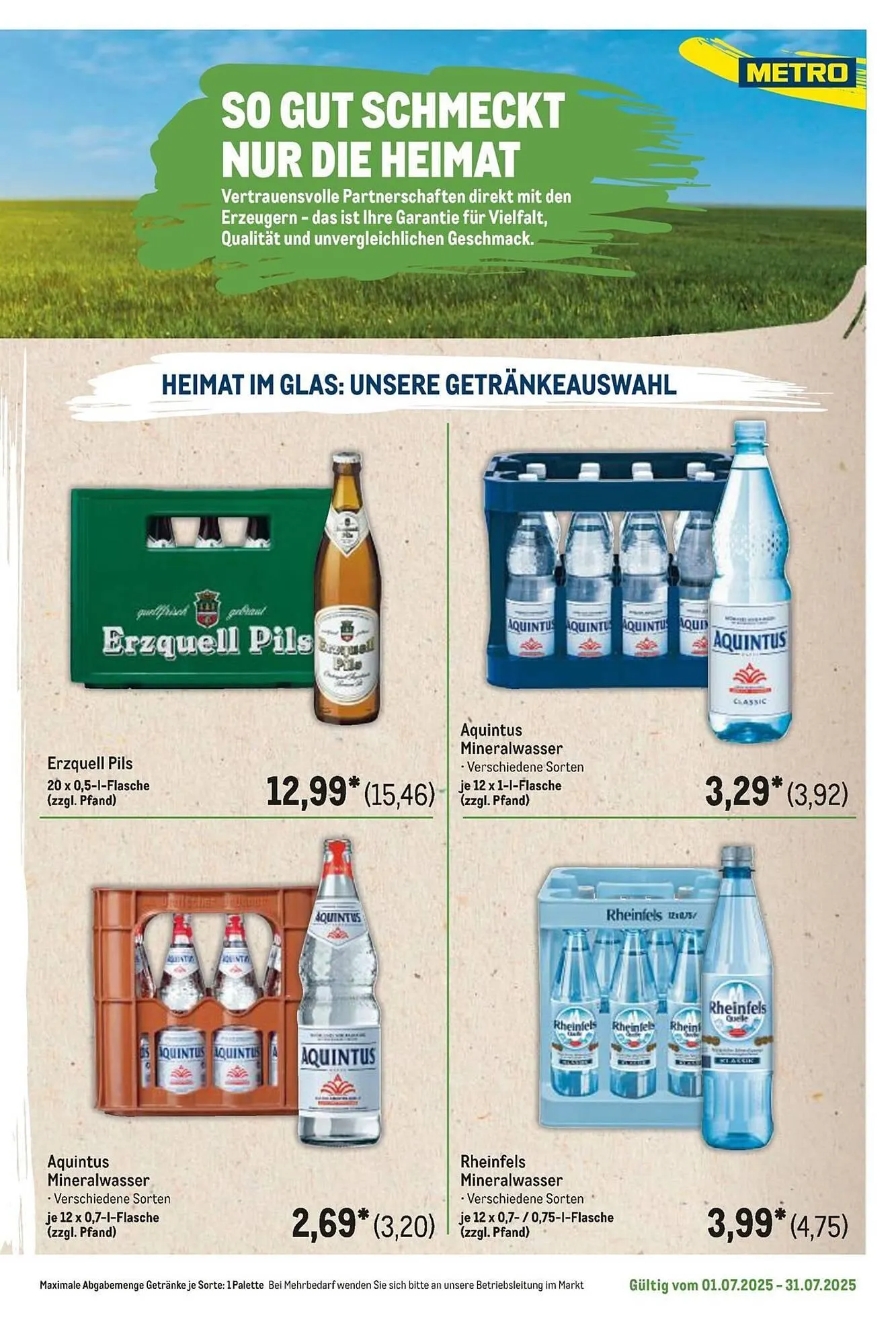 METRO Prospekt von 1. Juli bis 31. Juli 2025 - Prospekt seite 9