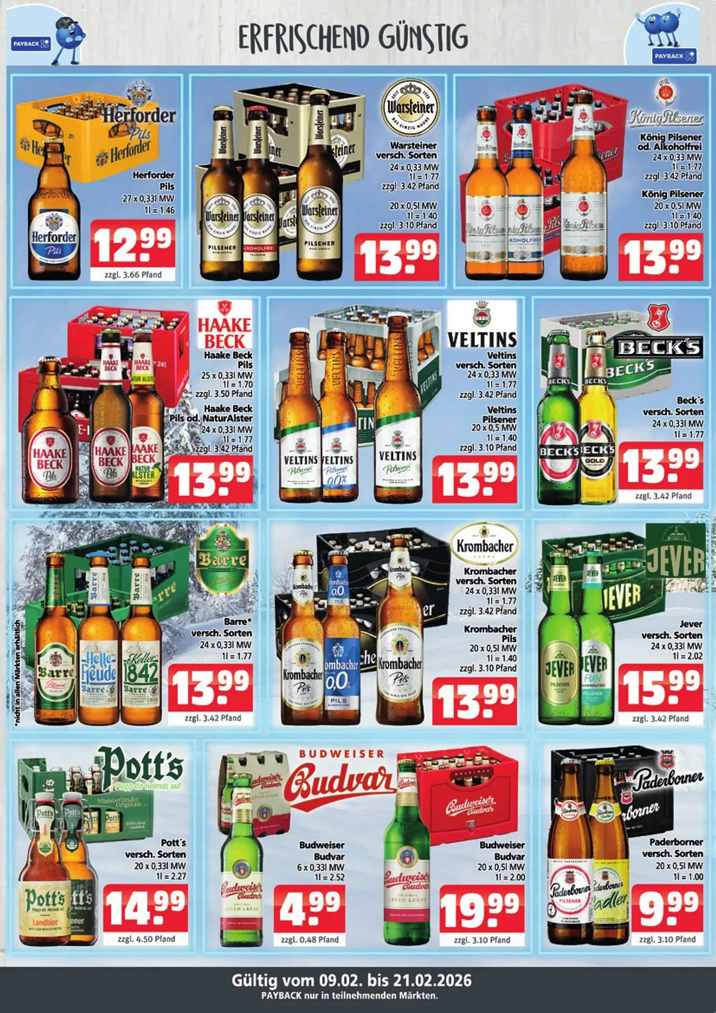 Getränkehaus Prospekt von 9. Februar bis 21. Februar 2026 - Prospekt seite 4