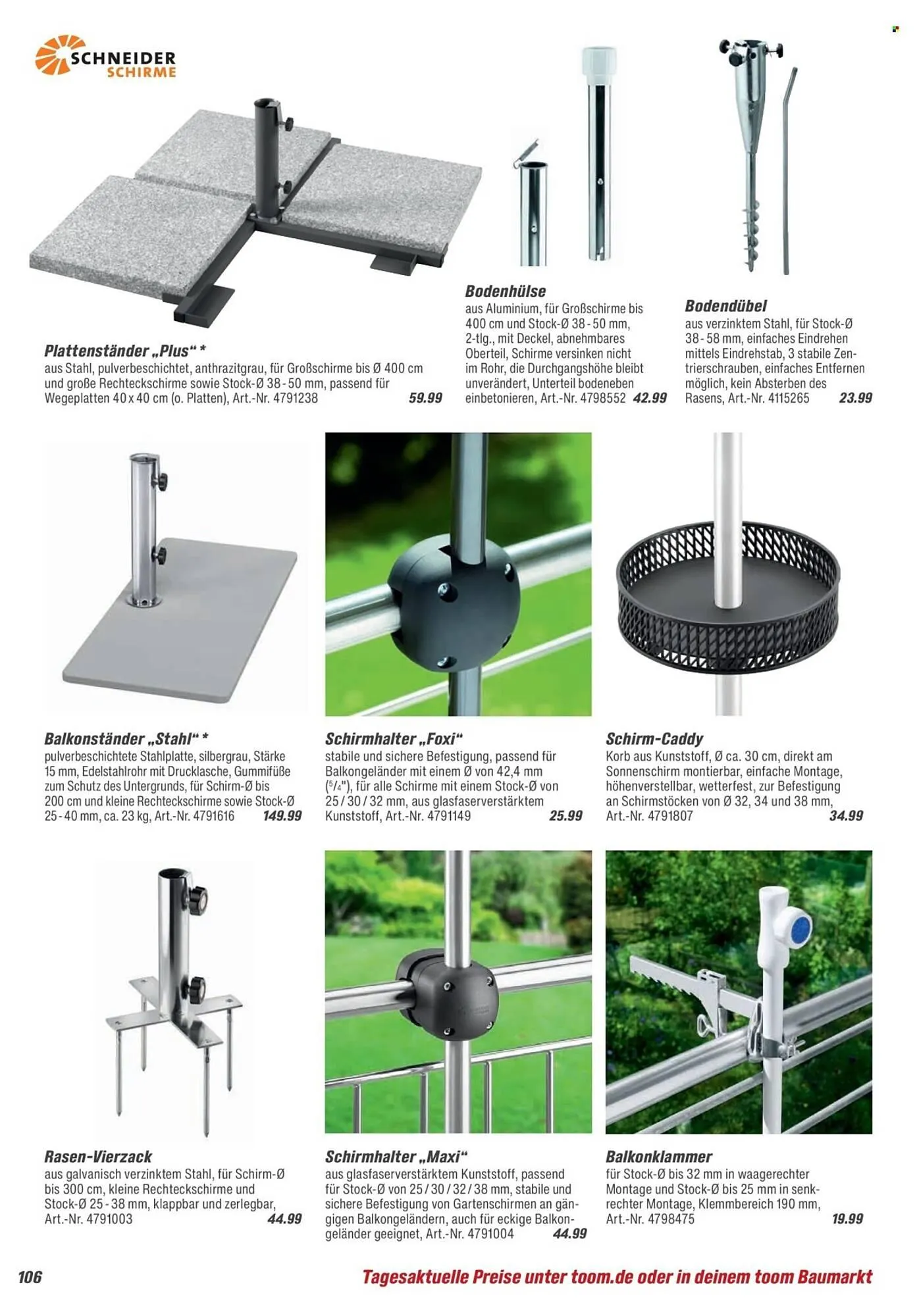 Toom Baumarkt Prospekt von 14. Februar bis 30. April 2026 - Prospekt seite 106