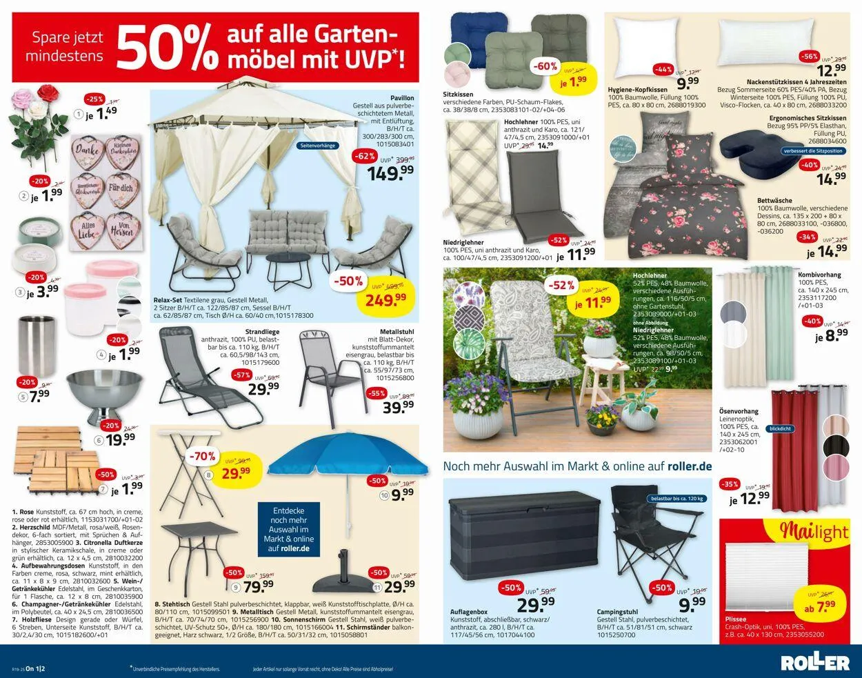 Roller Aktueller Prospekt von 4. Mai bis 17. Mai 2025 - Prospekt seite 6