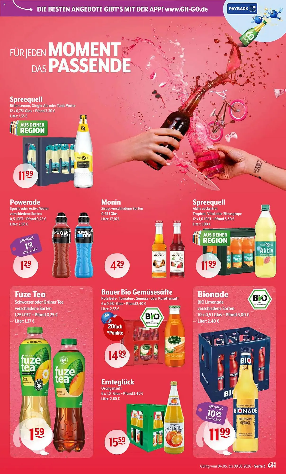 Getränke Hoffmann Prospekt von 4. Mai bis 9. Mai 2026 - Prospekt seite 3