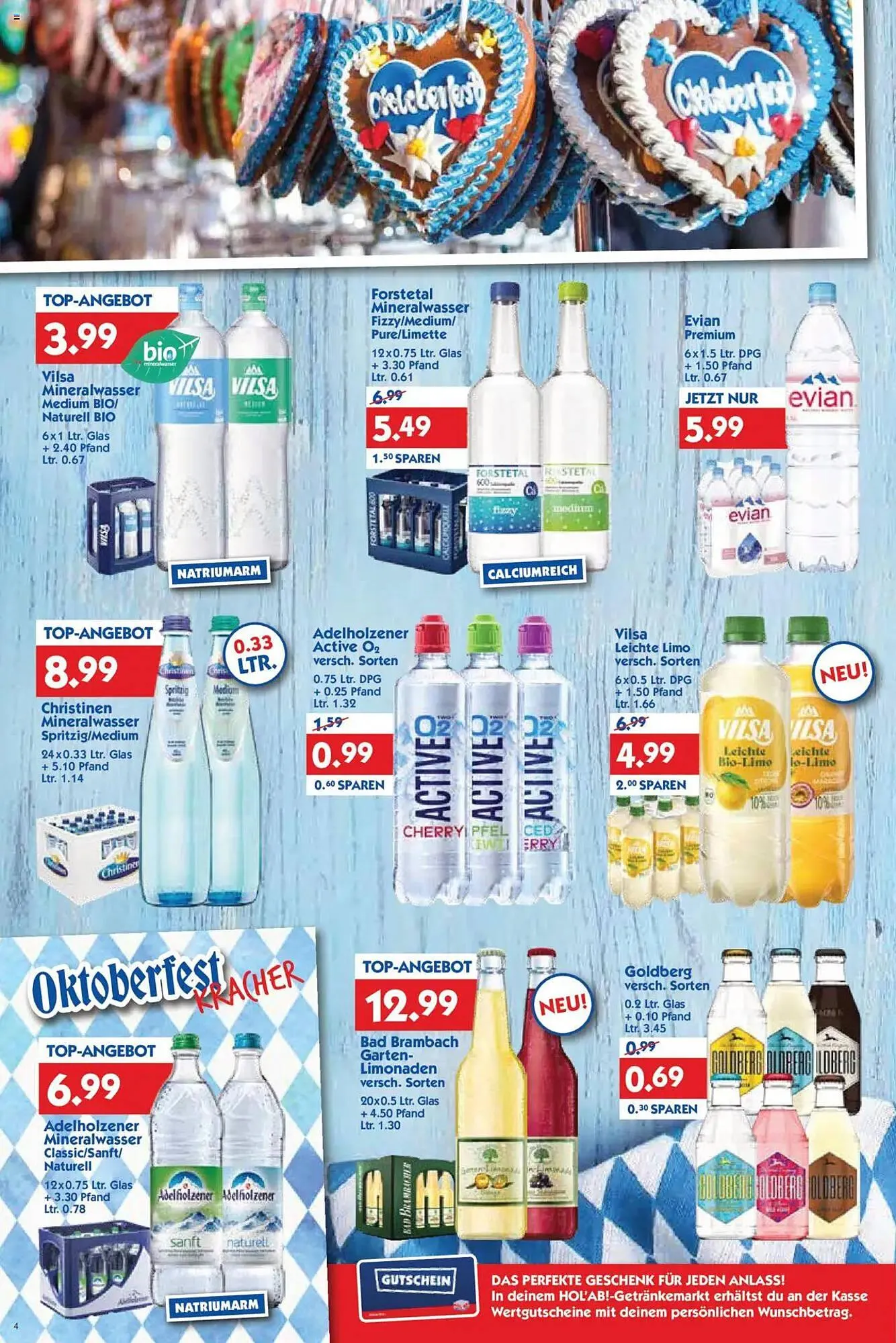 Hol'ab Getränkemarkt Prospekt von 25. August bis 30. August 2025 - Prospekt seite 4