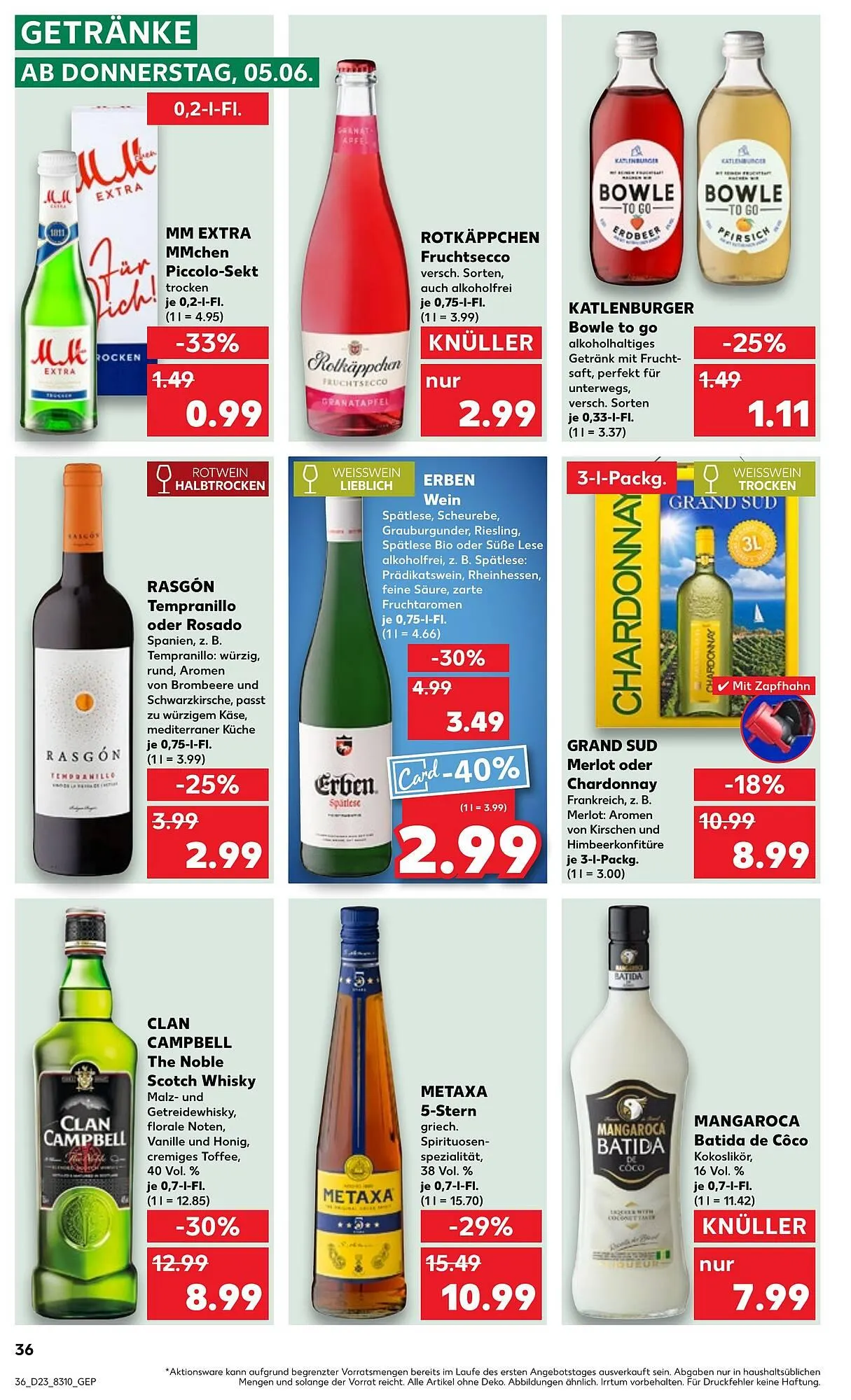 Kaufland Prospekt von 5. Juni bis 11. Juni 2025 - Prospekt seite 36