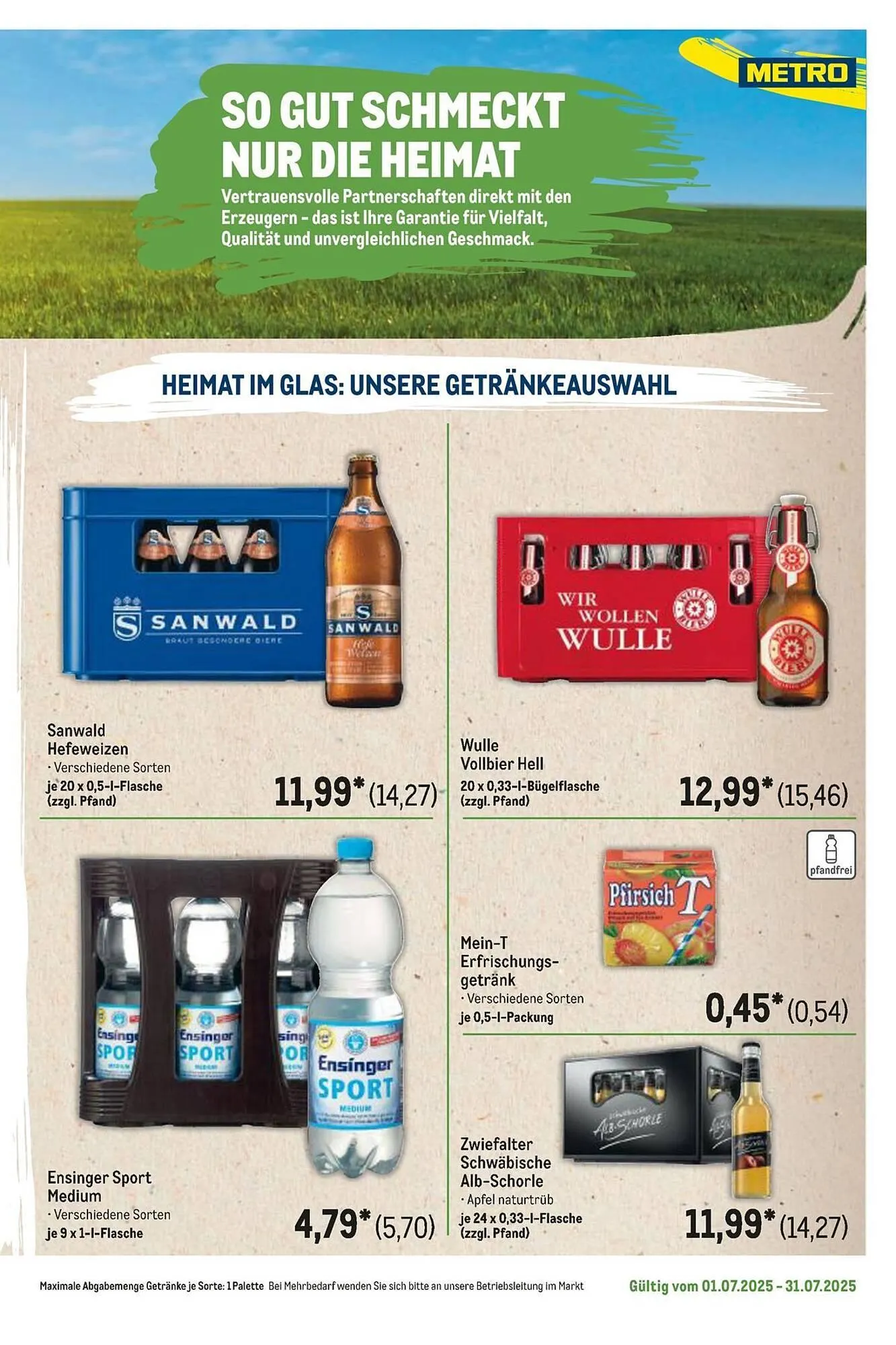 METRO Prospekt von 1. Juli bis 31. Juli 2025 - Prospekt seite 127