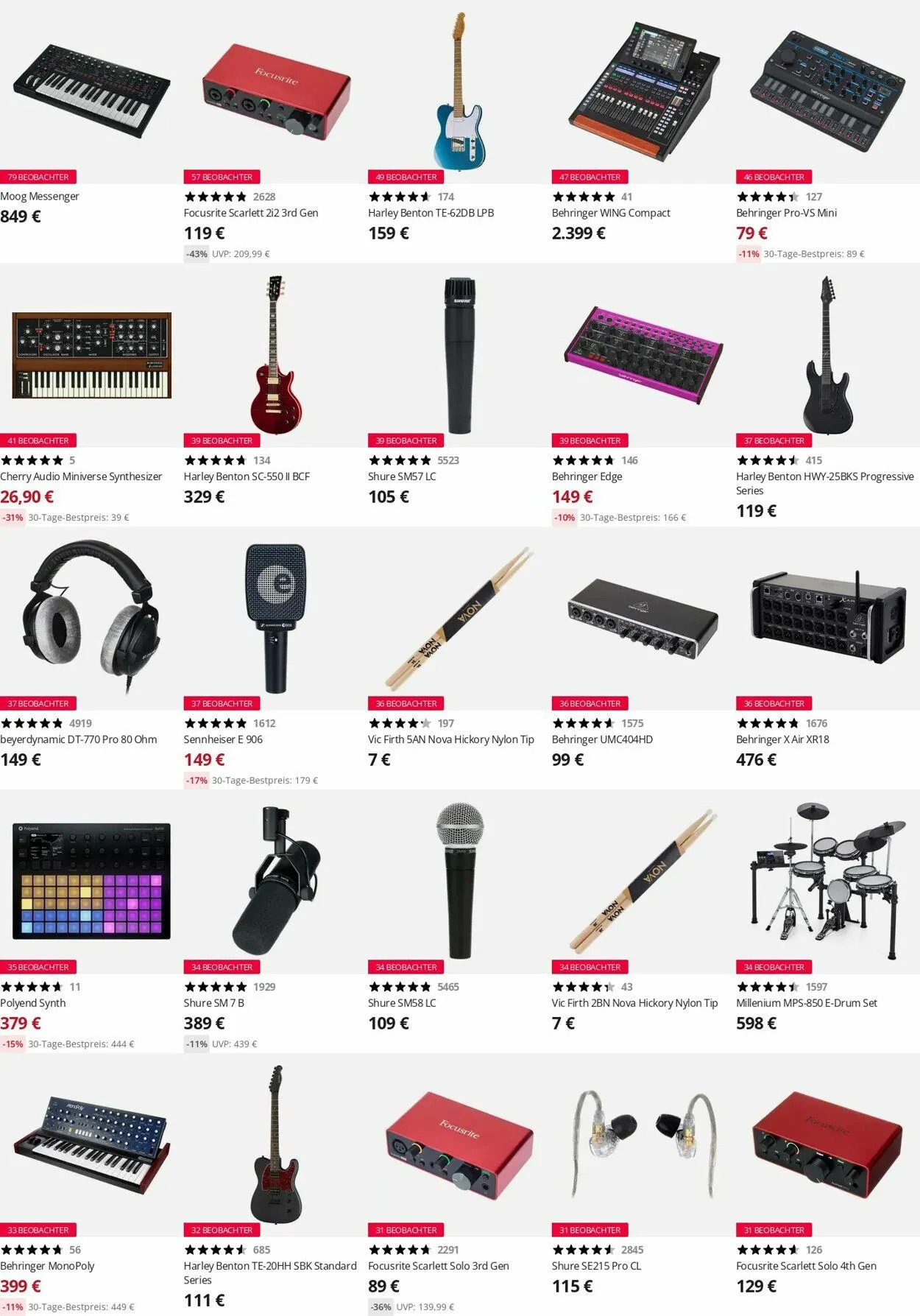 Thomann Aktueller Prospekt von 12. Mai bis 21. Mai 2025 - Prospekt seite 4