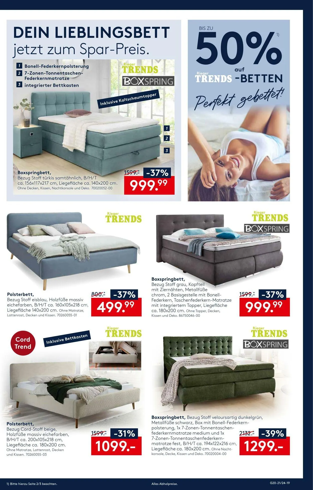 Möbel Rieger Aktueller Prospekt von 22. April bis 6. Mai 2026 - Prospekt seite 19