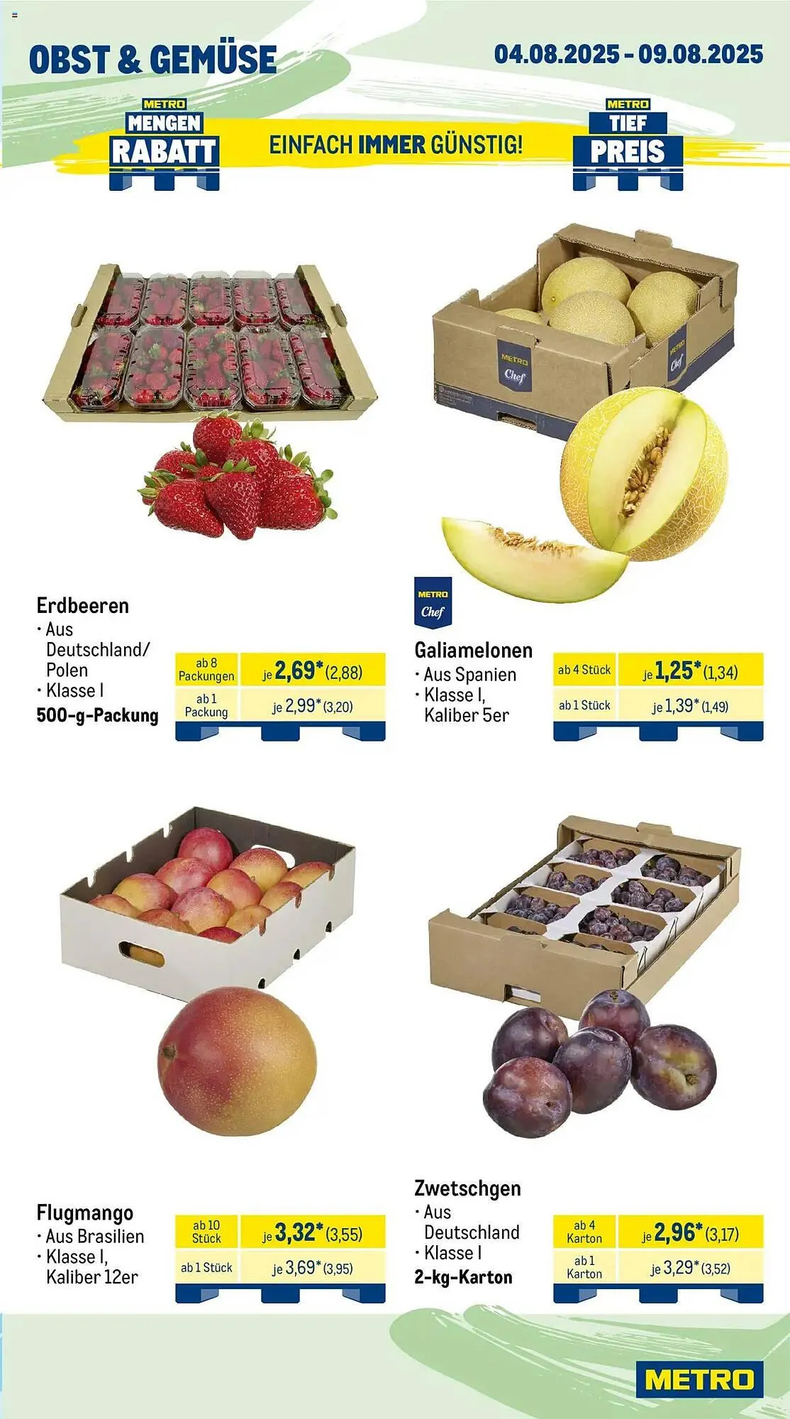 METRO Prospekt von 4. August bis 9. August 2025 - Prospekt seite 7