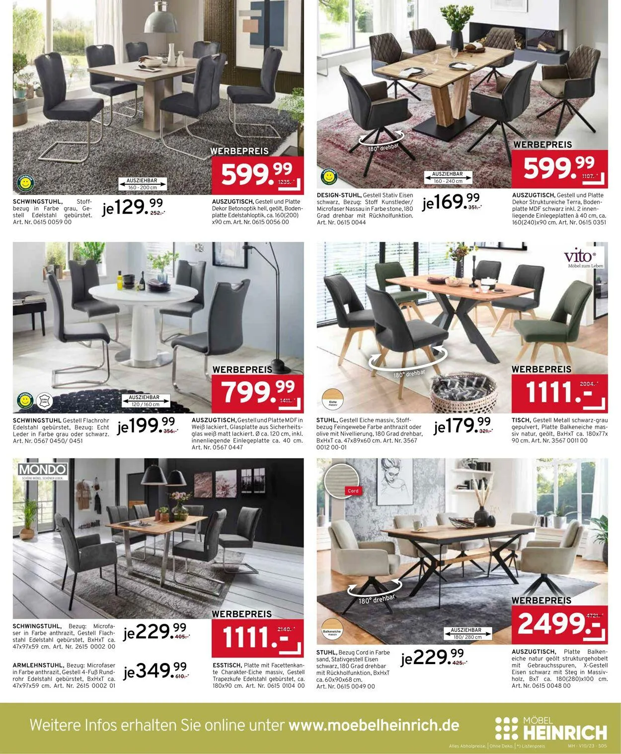Möbel Heinrich von 31. August bis 27. September 2029 - Prospekt seite 5