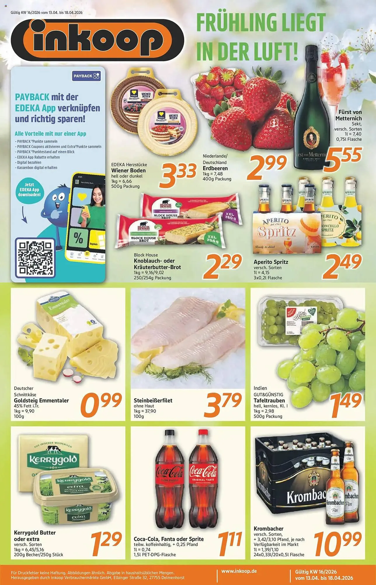 Inkoop Prospekt von 13. April bis 18. April 2026 - Prospekt seite 1