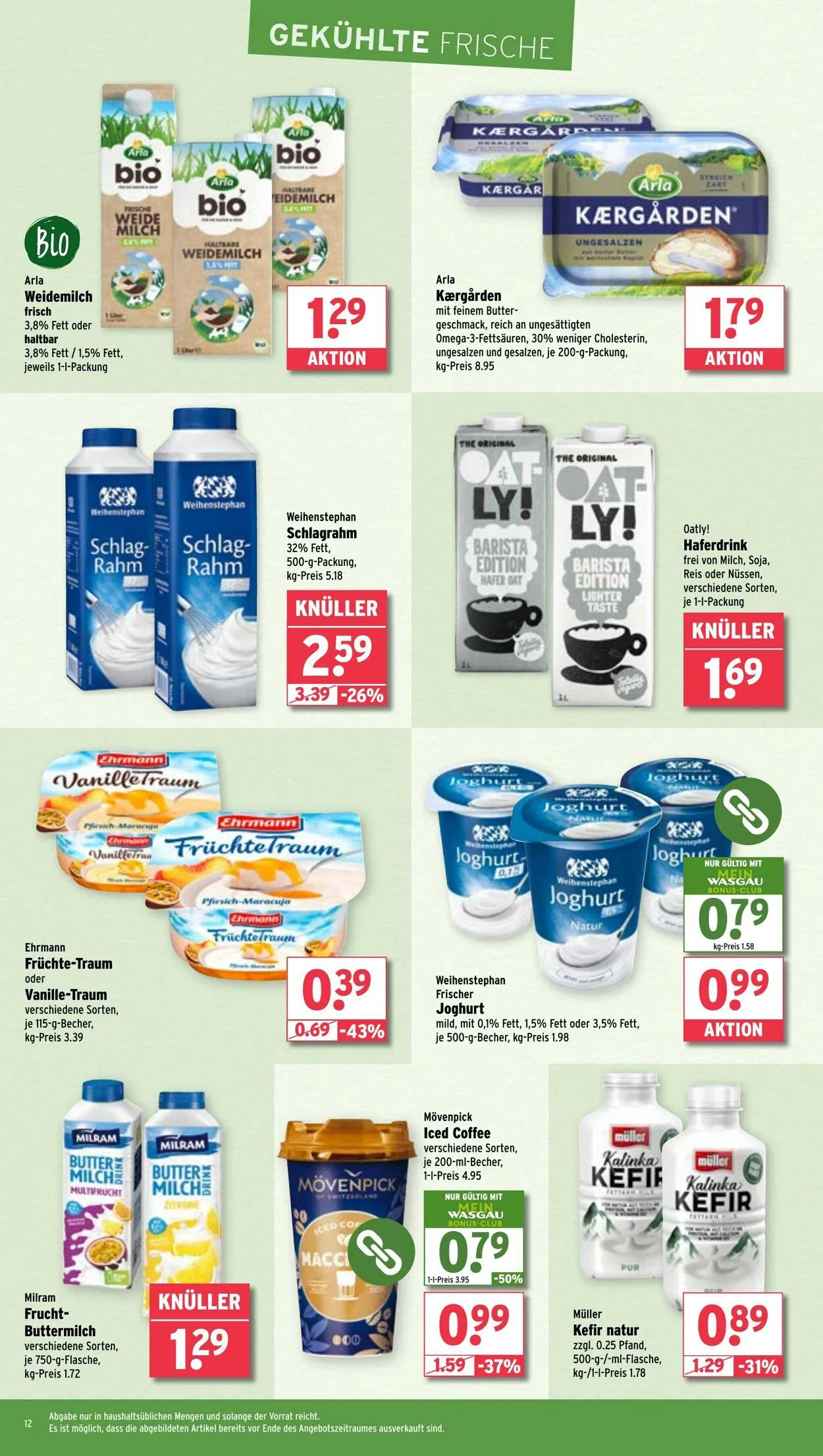 Wasgau von 9. Juni bis 14. Juni 2025 - Prospekt seite 12