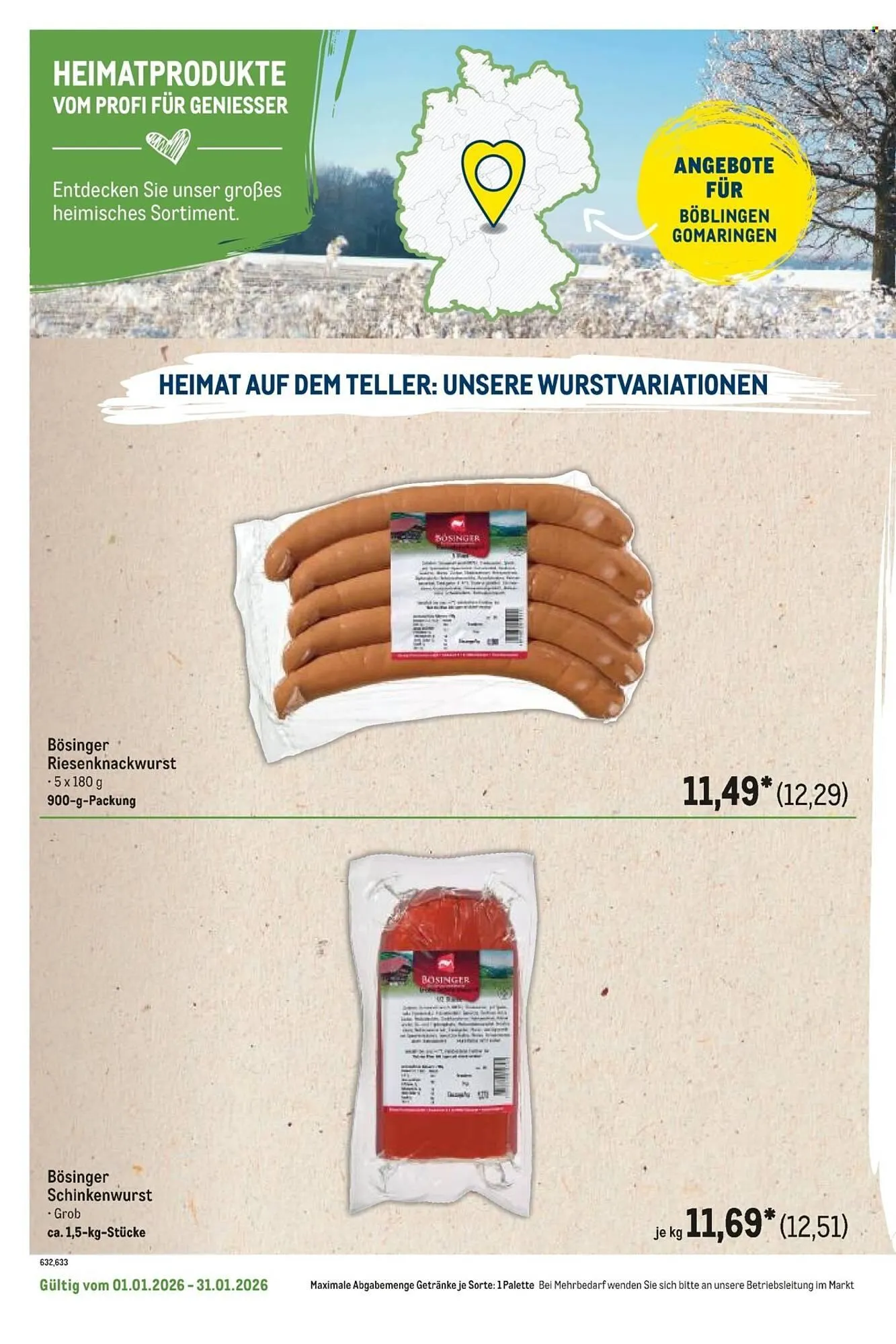 METRO Prospekt von 1. Januar bis 31. Januar 2026 - Prospekt seite 126