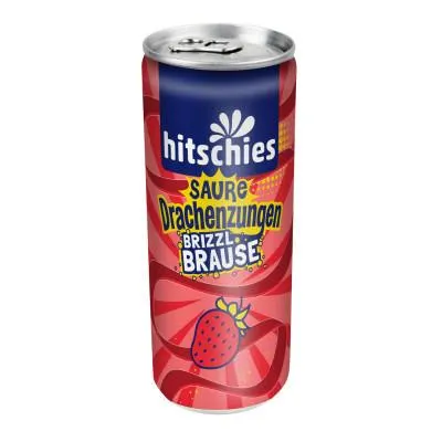 Hitschler Hitschies Saure Drachenzungen Brizzl Brause Erdbeere 0,25L