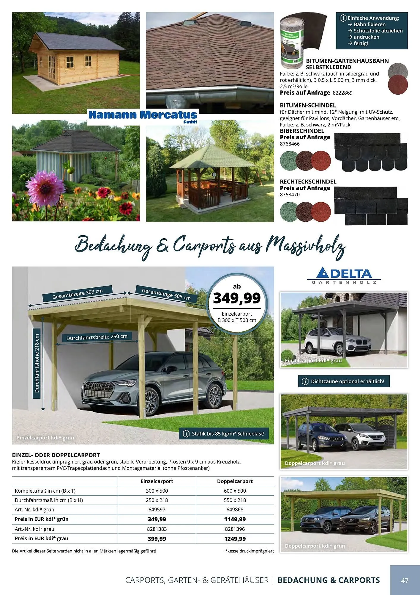 BBM Baumarkt Prospekt von 20. April bis 31. Dezember 2025 - Prospekt seite 47