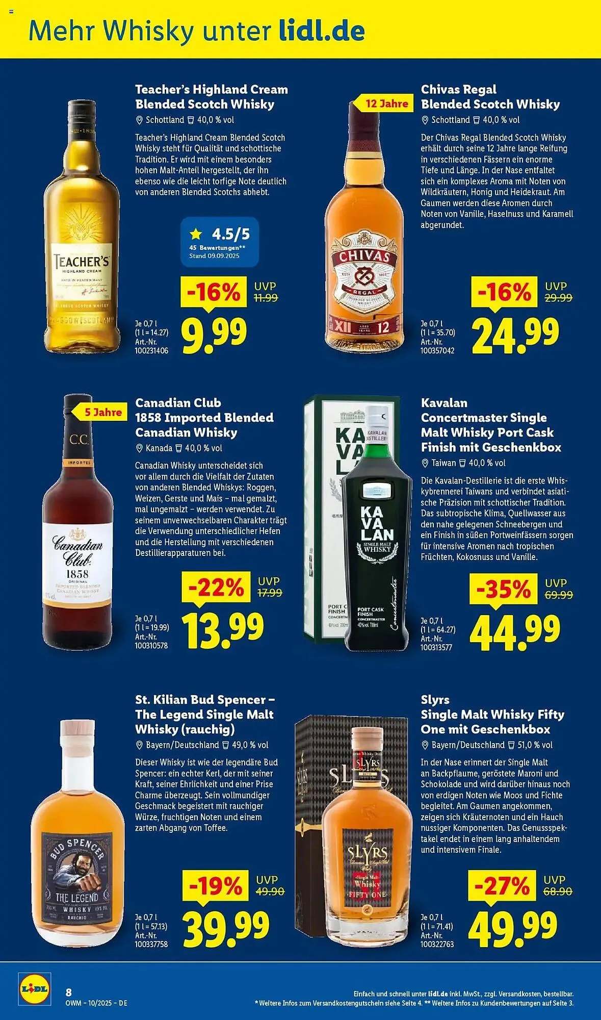 Lidl Prospekt von 1. Oktober bis 31. Oktober 2025 - Prospekt seite 8
