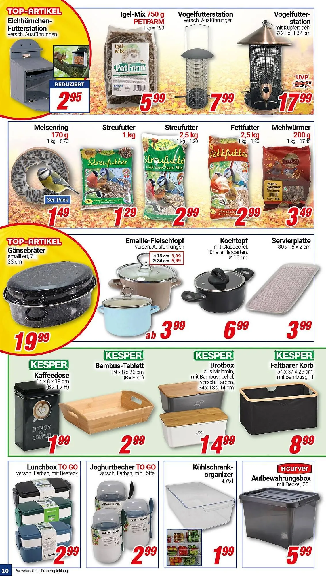 CENTERSHOP Prospekt von 1. Dezember bis 7. Dezember 2025 - Prospekt seite 10