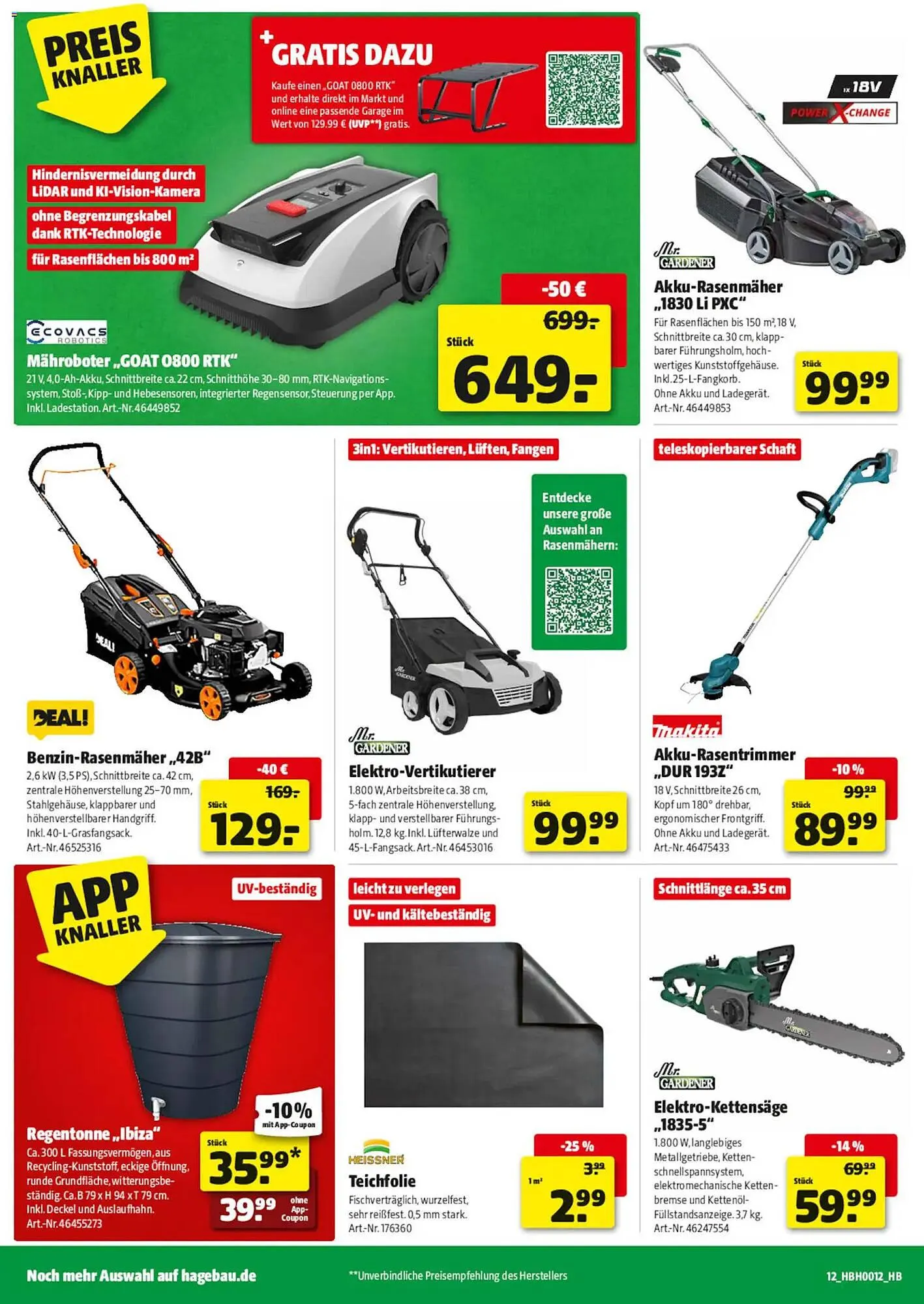 Hagebau Prospekt von 14. März bis 21. März 2026 - Prospekt seite 16