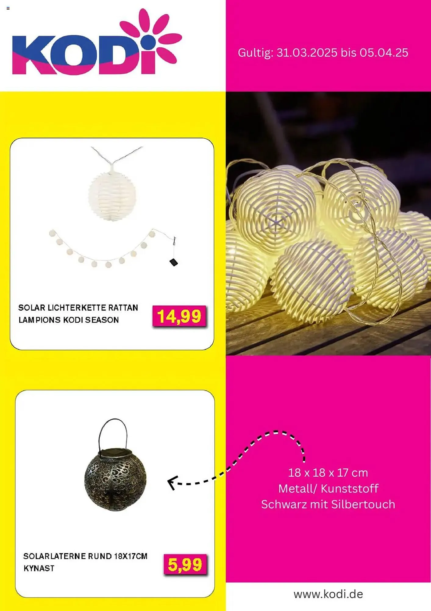 KODi Prospekt von 31. März bis 5. April 2025 - Prospekt seite 2