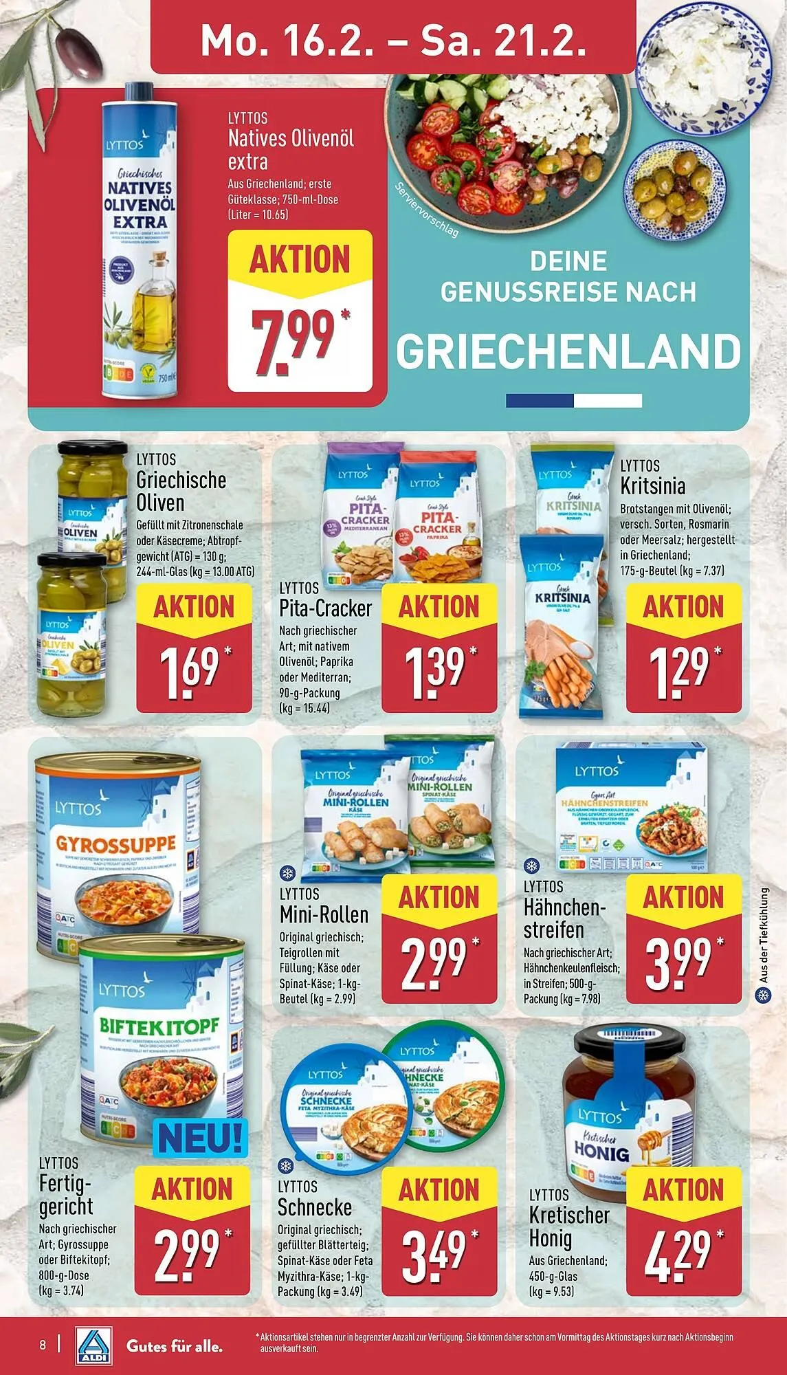 Aldi Nord Prospekt von 16. Februar bis 21. Februar 2026 - Prospekt seite 13
