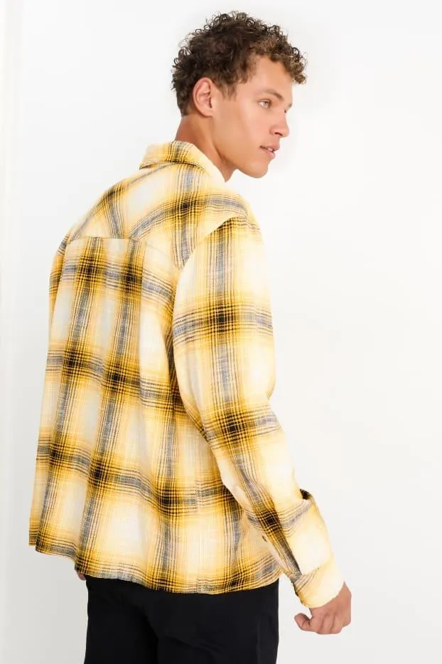 Shirt - regular fit - kent collar - check