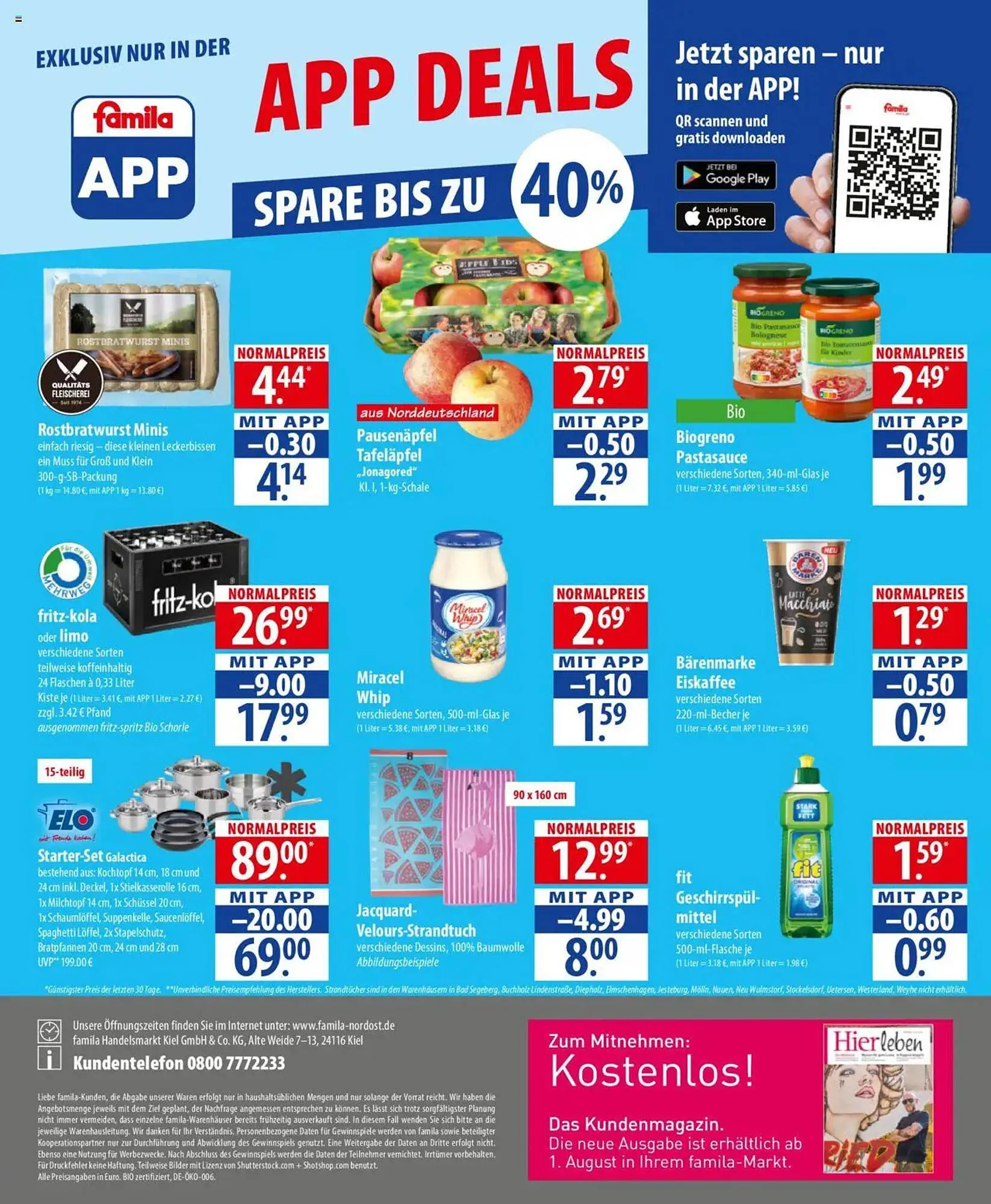 Famila Nord Ost Prospekt von 28. Juli bis 2. August 2025 - Prospekt seite 24