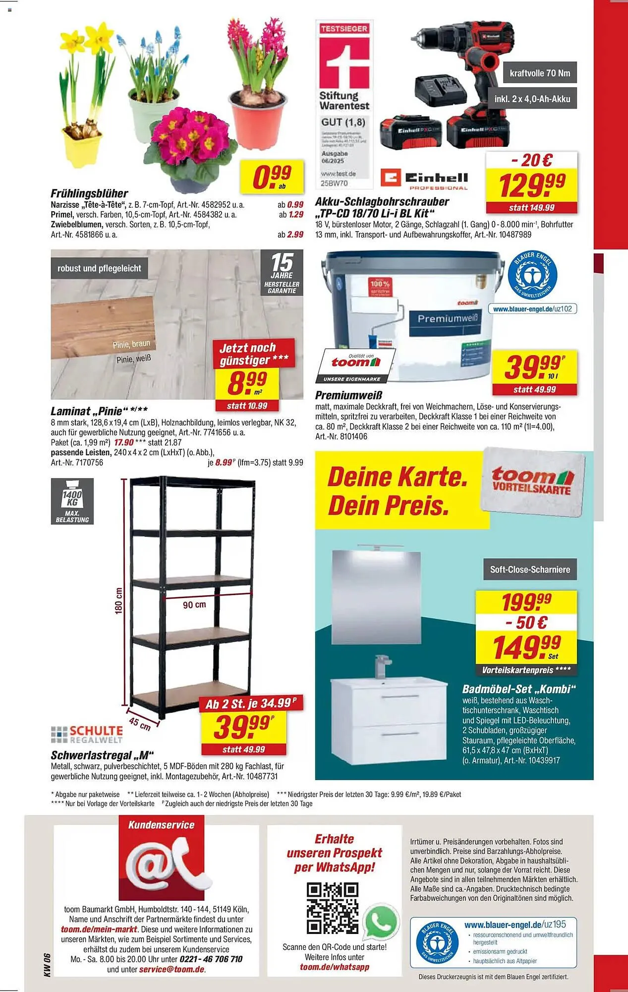 Toom Baumarkt Prospekt von 31. Januar bis 6. Februar 2026 - Prospekt seite 8