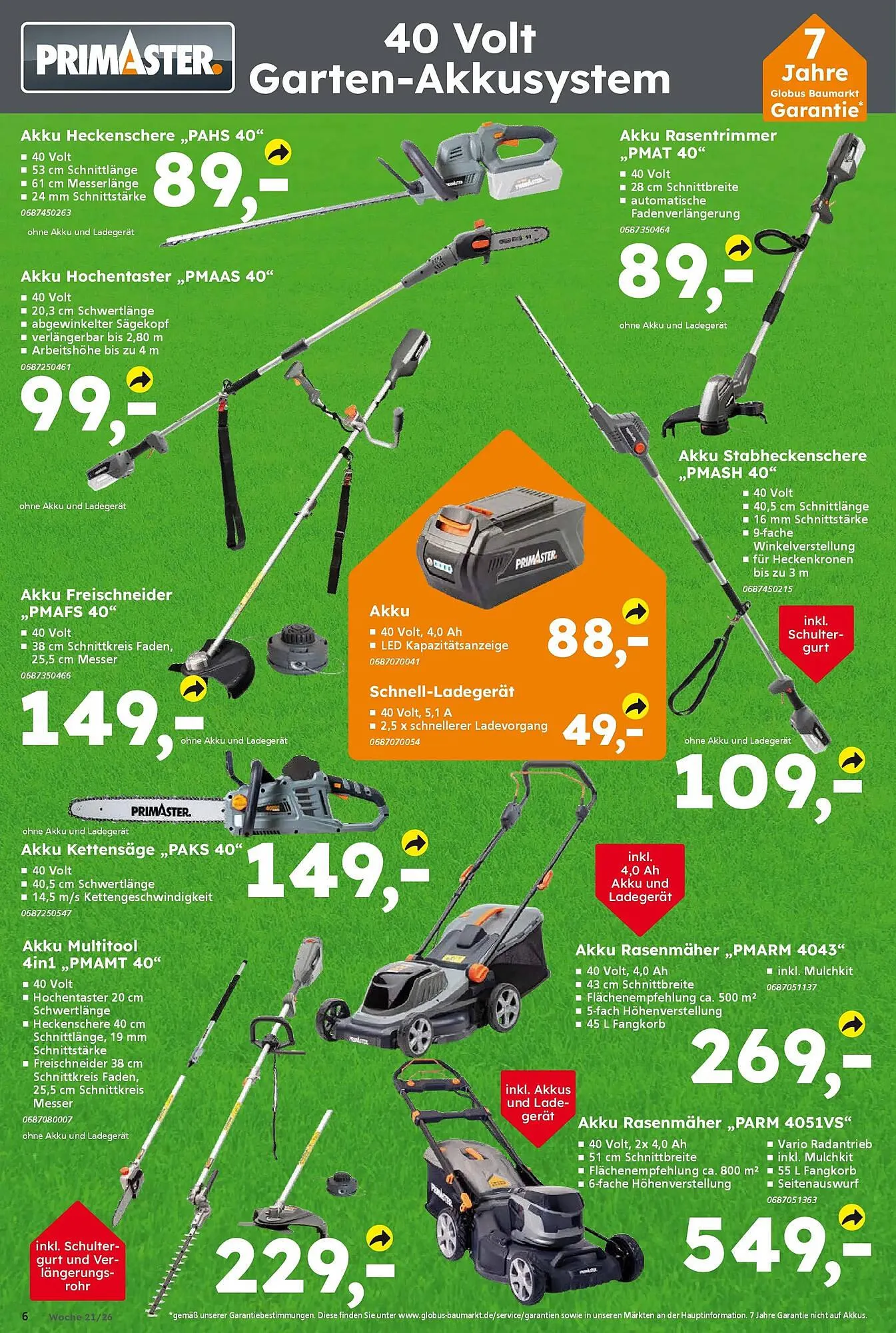 Globus Baumarkt Prospekt von 17. Mai bis 23. Mai 2026 - Prospekt seite 6