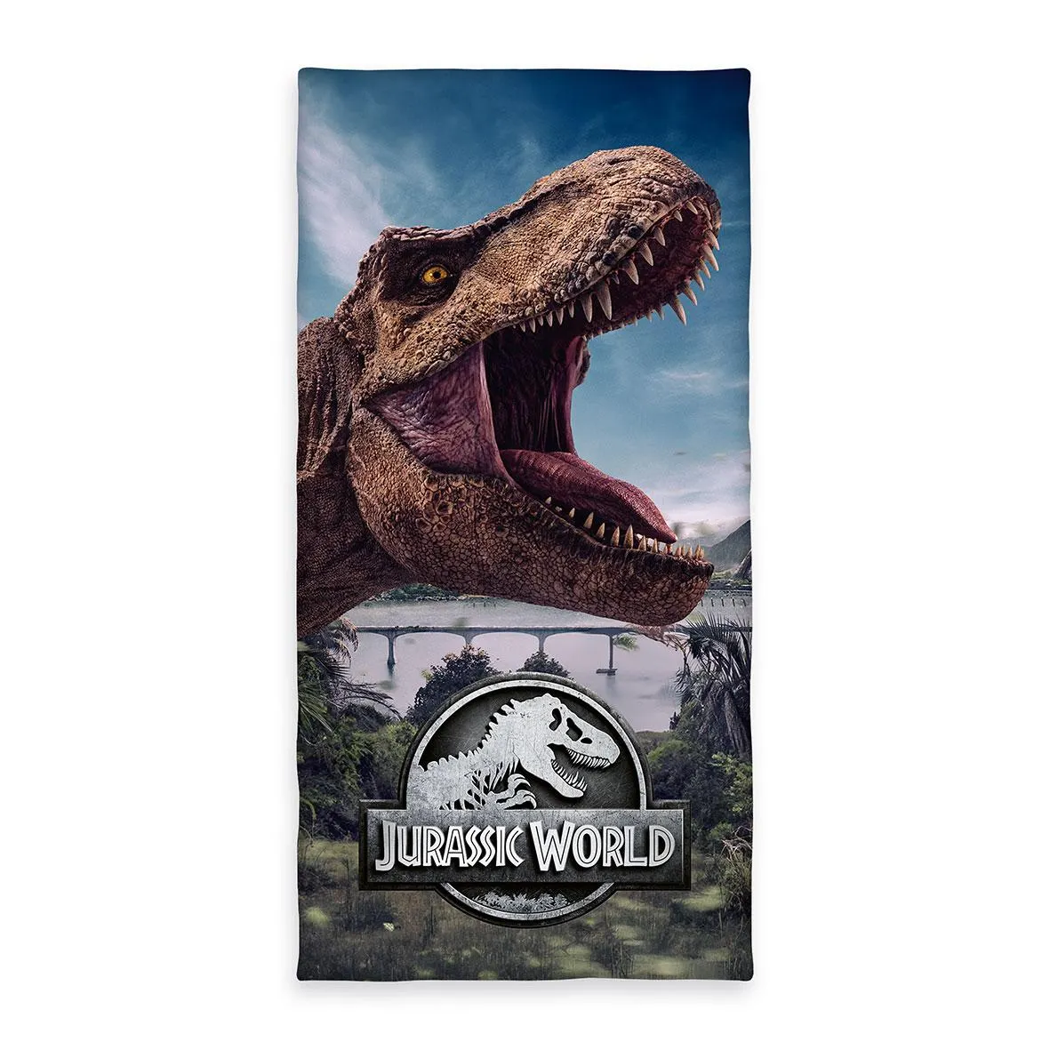 Jurassic World Badetuch Größe 75x150 cm