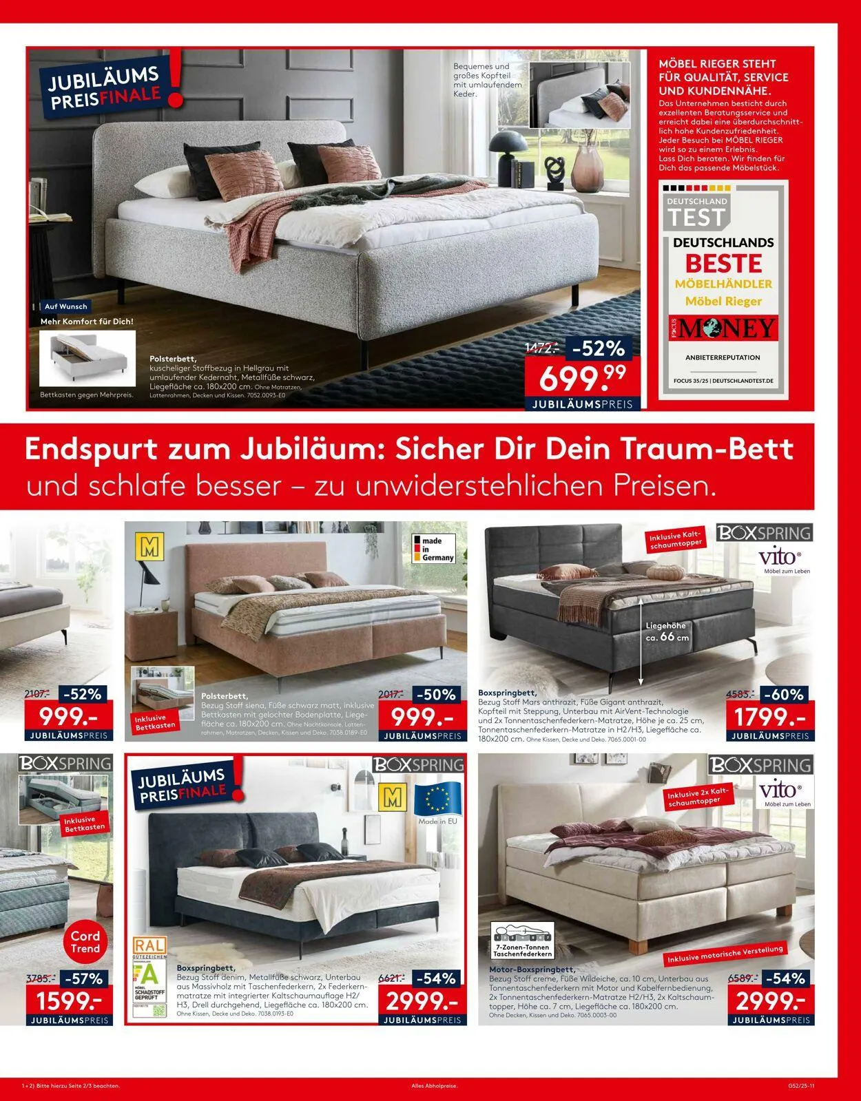 Möbel Rieger von 23. Dezember bis 23. Januar 2026 - Prospekt seite 11