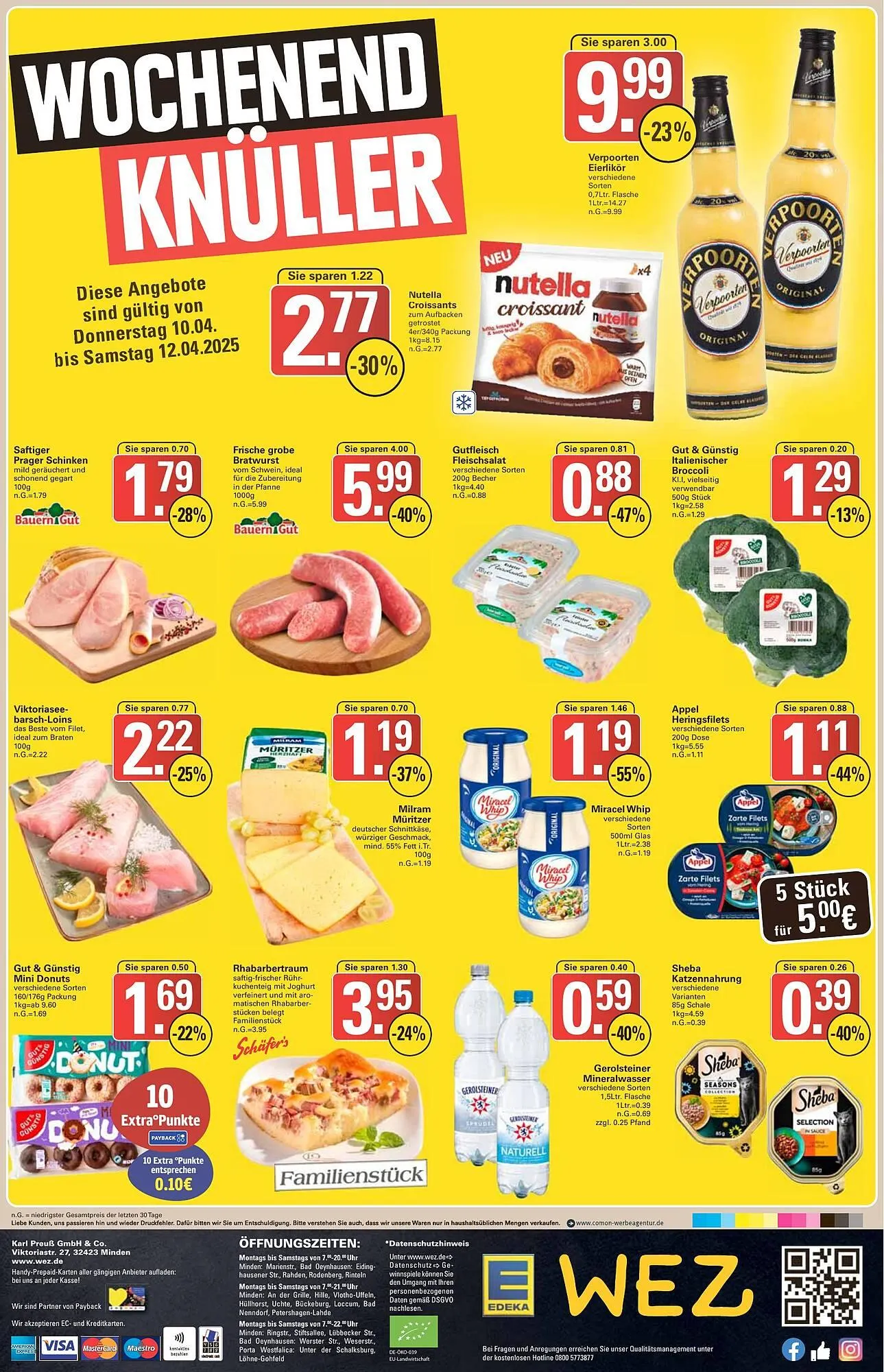 WEZ Prospekt von 7. April bis 12. April 2025 - Prospekt seite 18