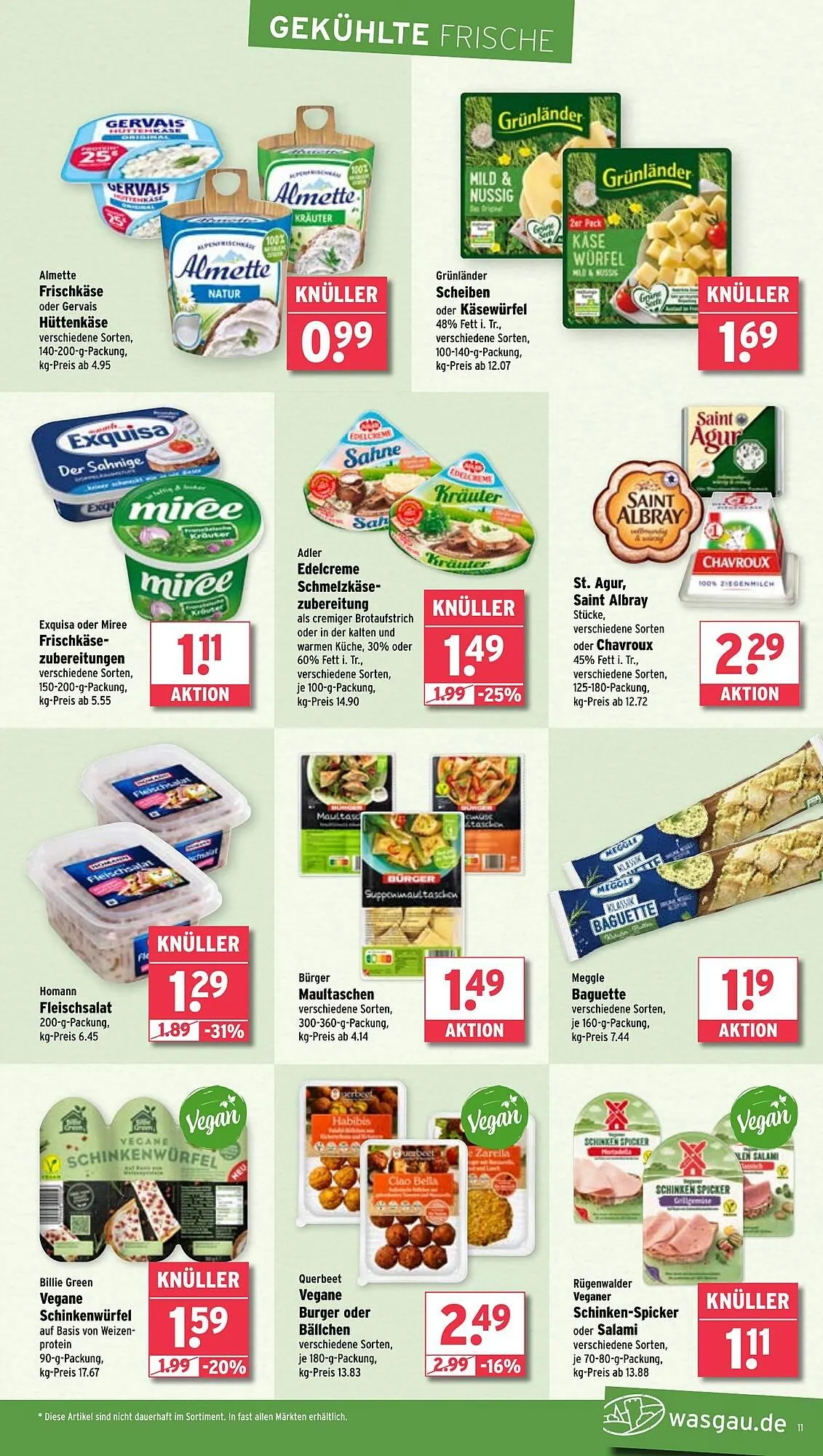 Wasgau Prospekt von 16. Juni bis 21. Juni 2025 - Prospekt seite 11