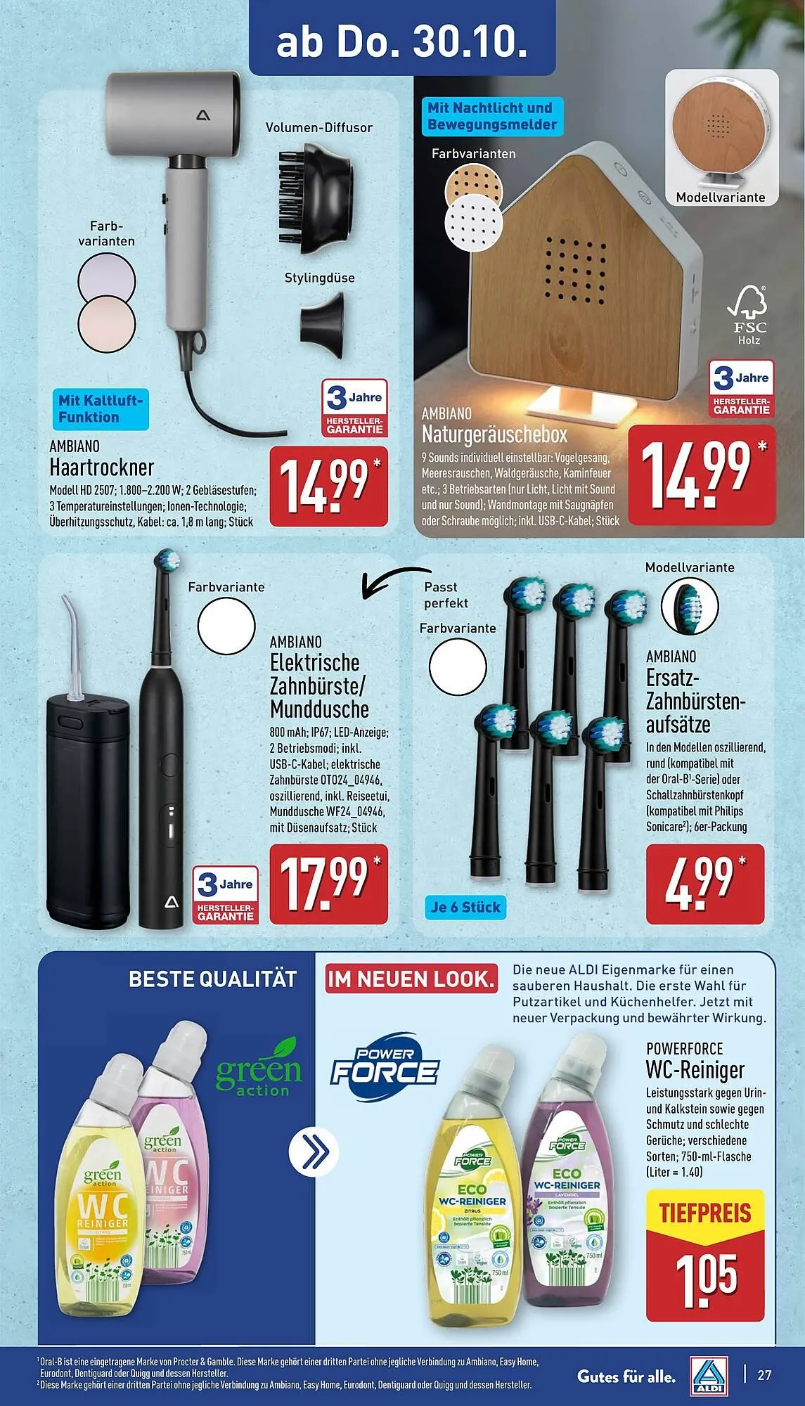 Aldi Nord Prospekt von 27. Oktober bis 2. November 2025 - Prospekt seite 27