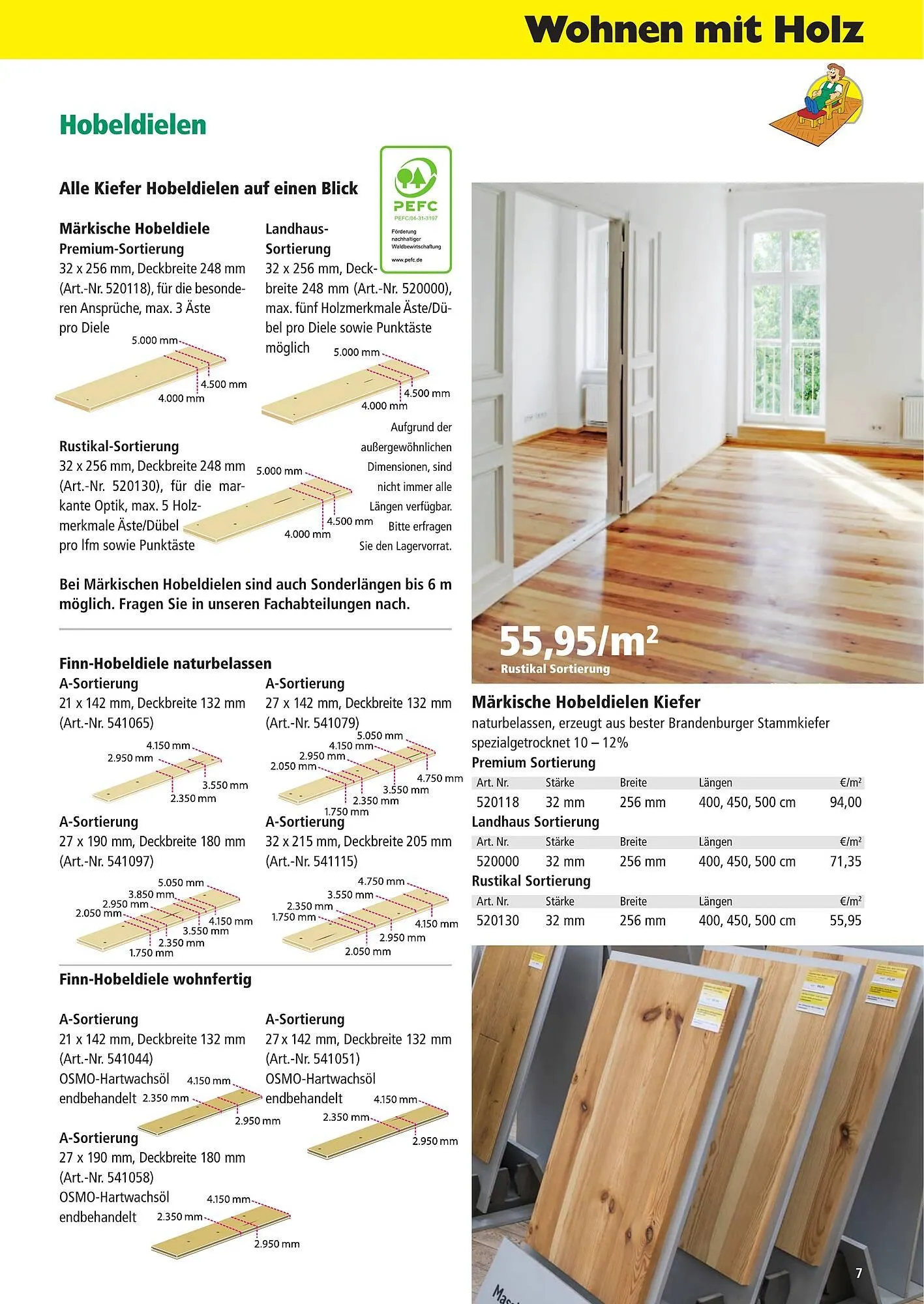 Holz Possling Prospekt von 1. April bis 31. Juli 2026 - Prospekt seite 7