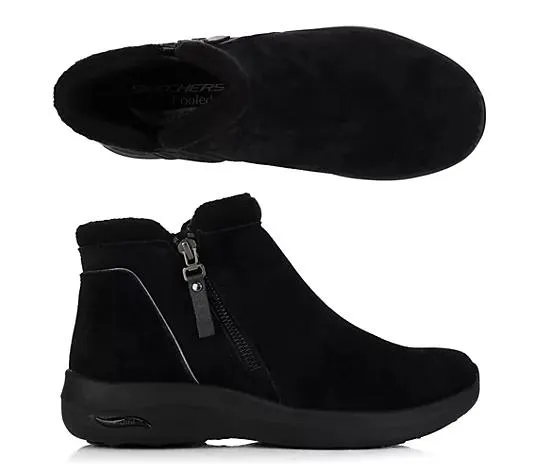 SKECHERS Damen-Stiefelette Arch Fit Ease seitl. Reißverschluss wasserdicht