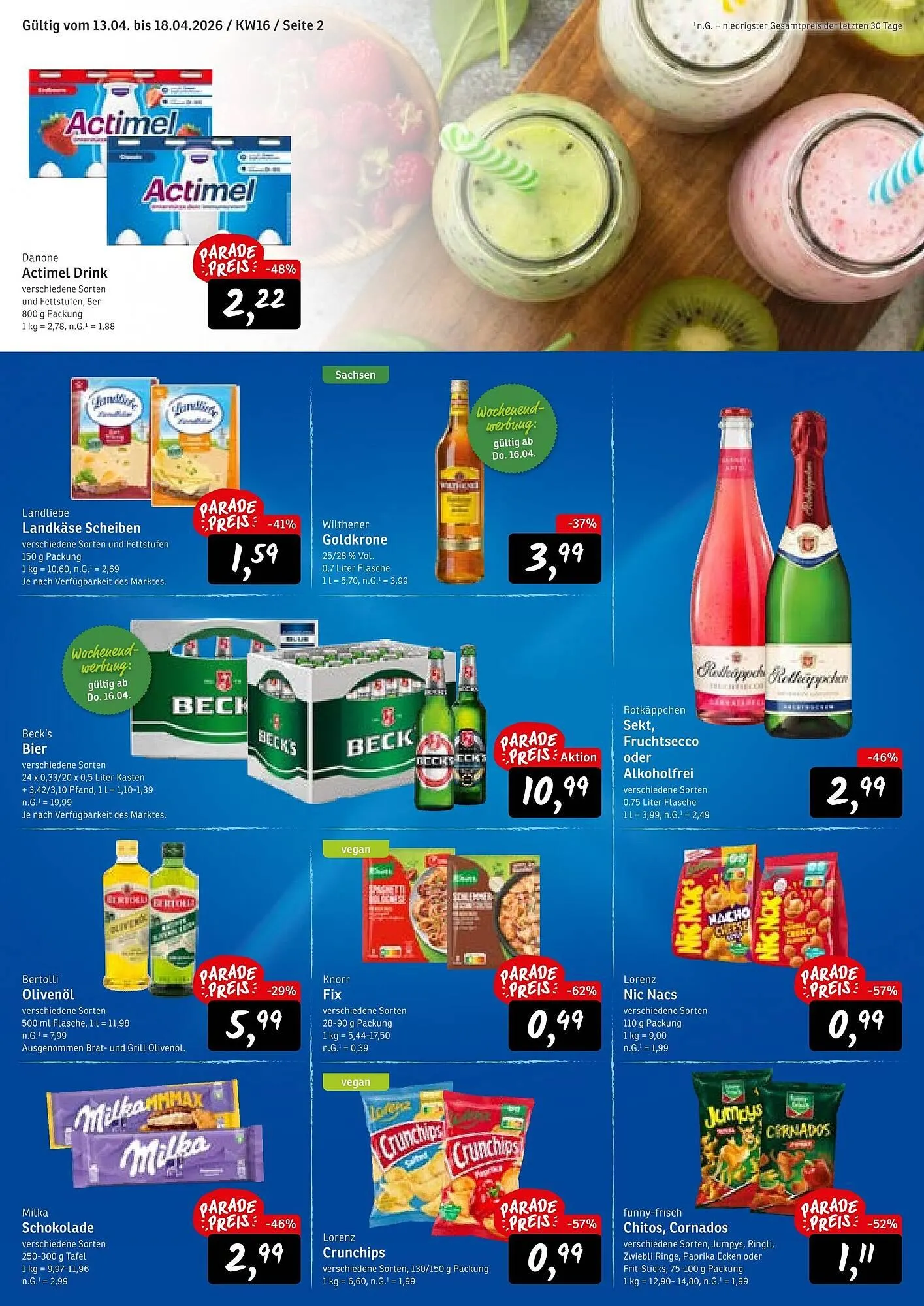 KONSUM Prospekt von 13. April bis 18. April 2026 - Prospekt seite 2