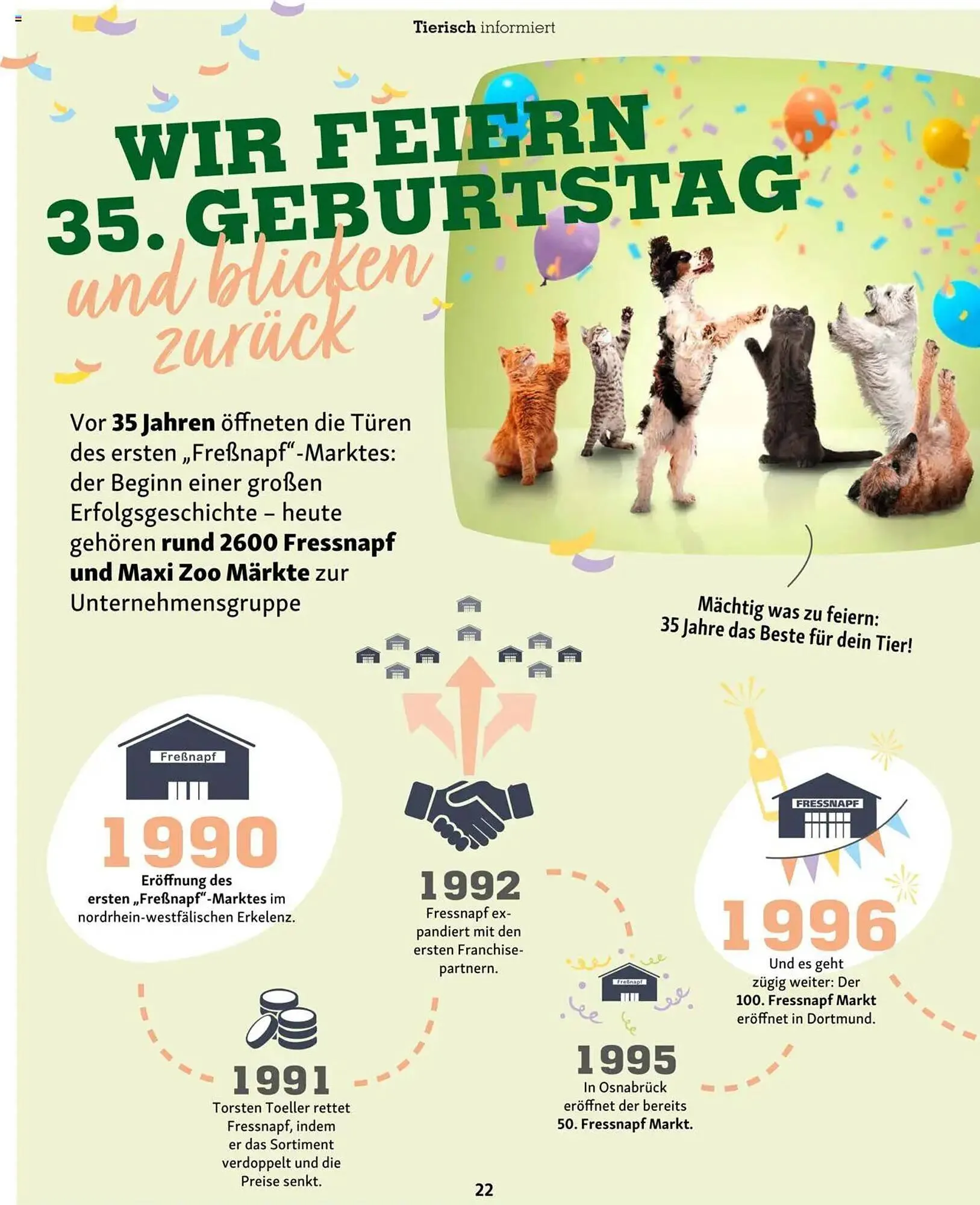 Fressnapf Prospekt von 1. März bis 2. Mai 2025 - Prospekt seite 22