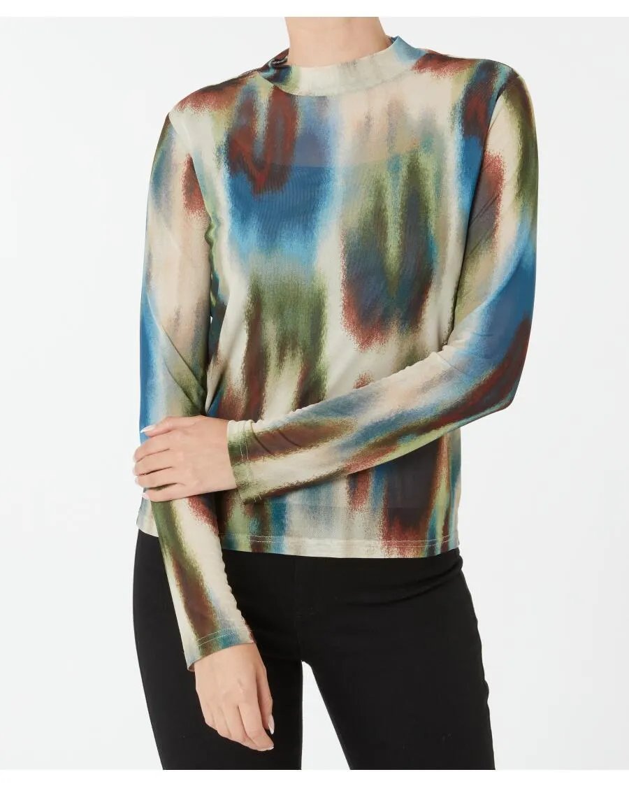 Mesh Langarmshirt Janina, mit Top