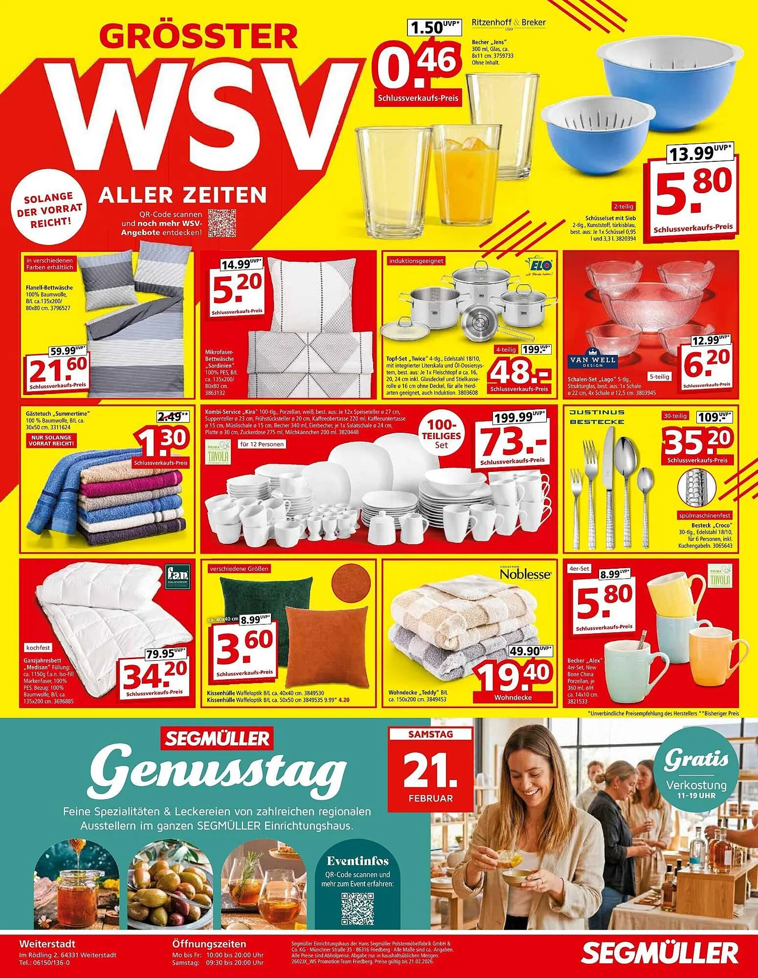 Segmüller Prospekt von 14. Februar bis 21. Februar 2026 - Prospekt seite 6