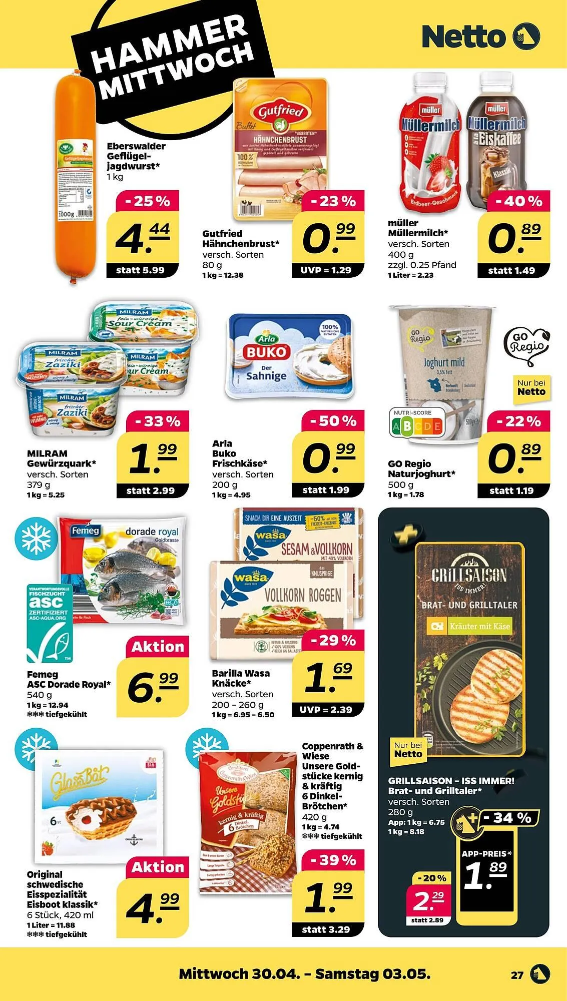 NETTO Prospekt von 28. April bis 3. Mai 2025 - Prospekt seite 27