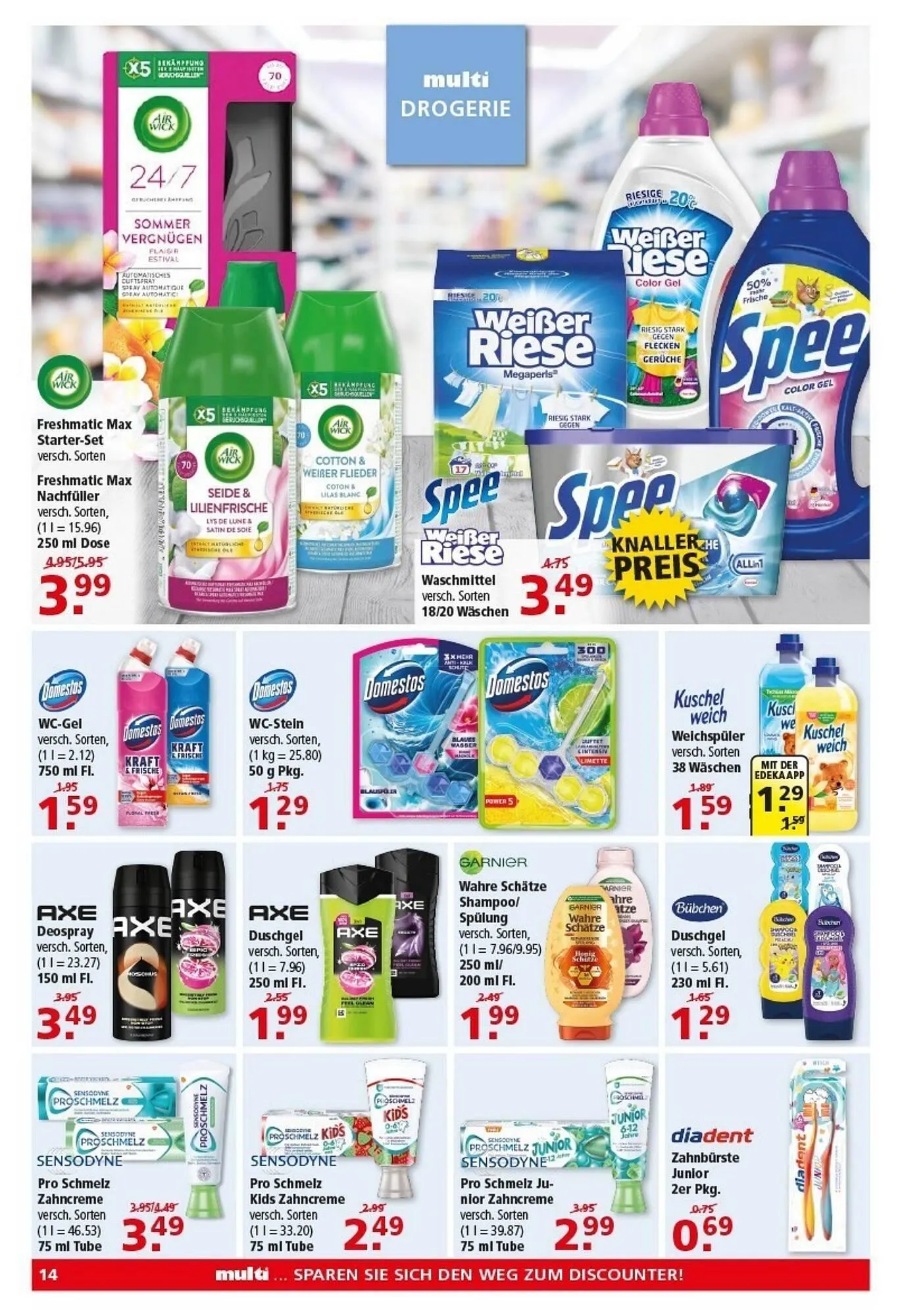 Multi Markt Prospekt von 23. März bis 28. März 2026 - Prospekt seite 14
