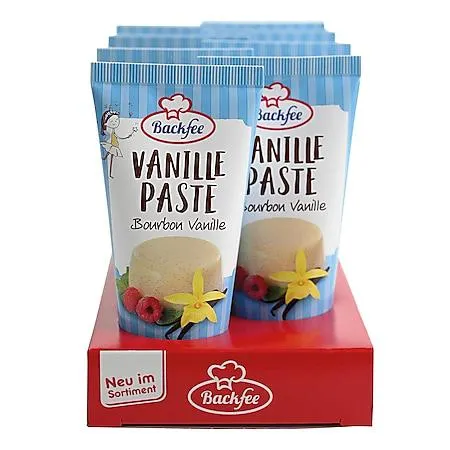Backfee Vanillepaste 50 g, 8er Pack