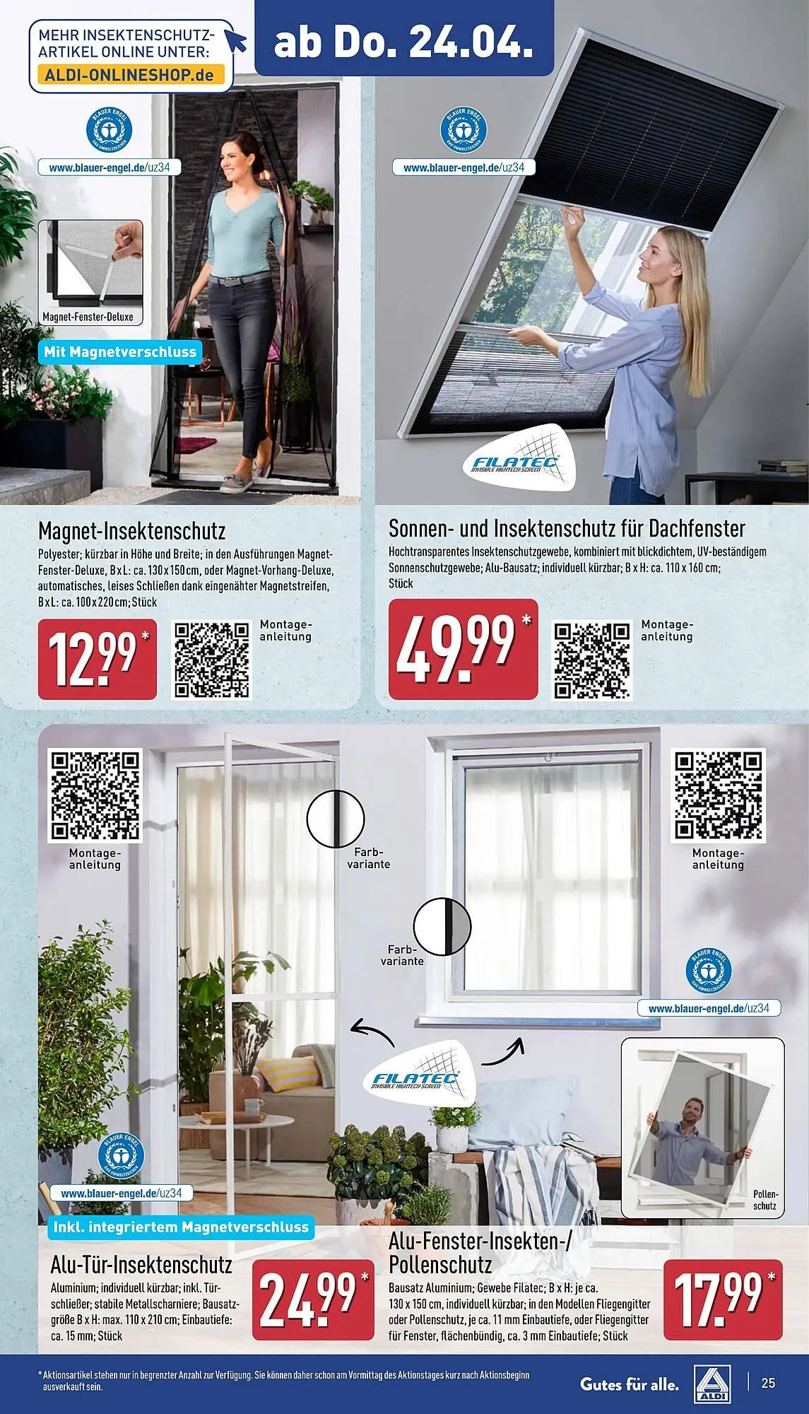 Aldi Nord Prospekt von 22. April bis 26. April 2025 - Prospekt seite 25