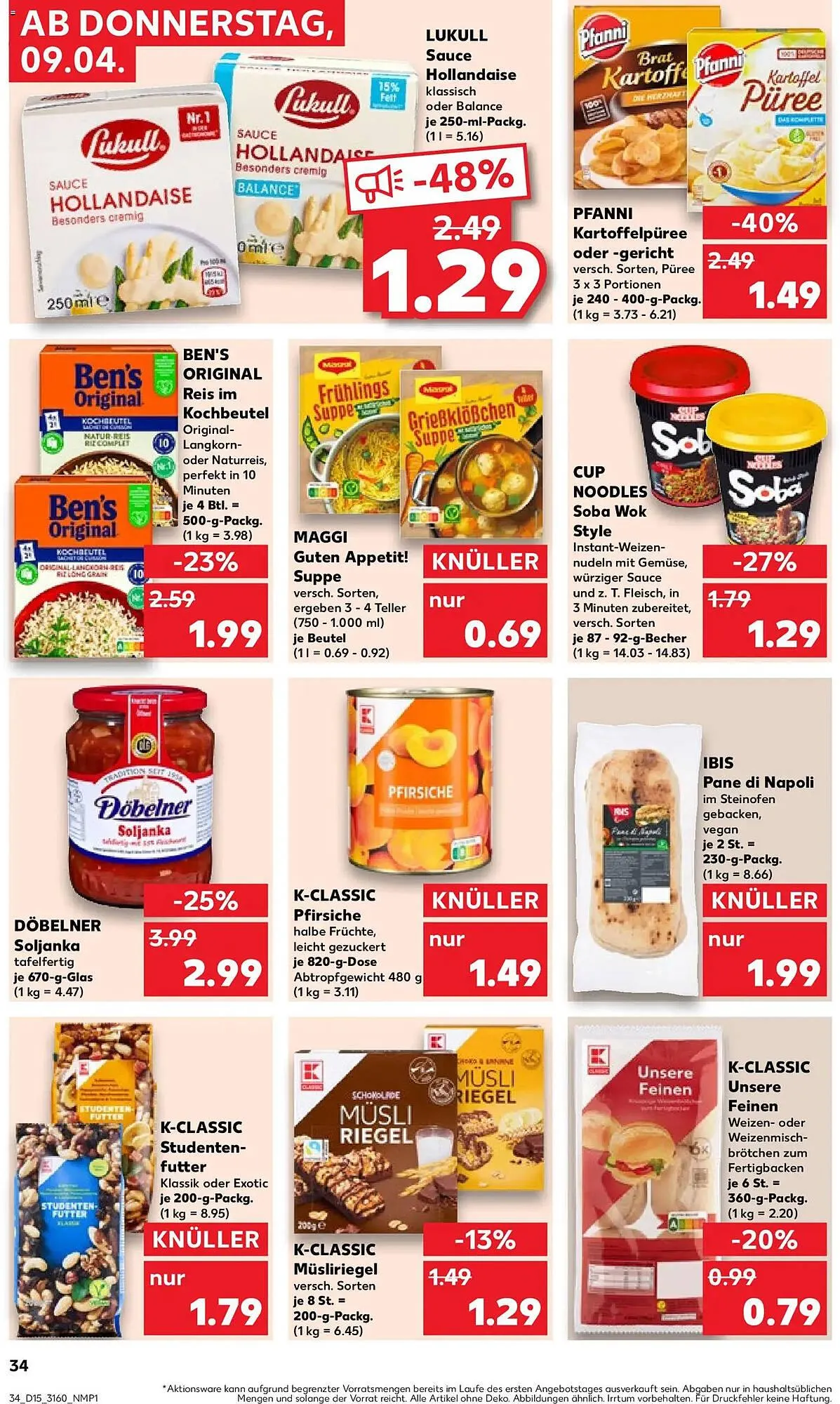 Kaufland Prospekt von 9. April bis 15. April 2026 - Prospekt seite 34