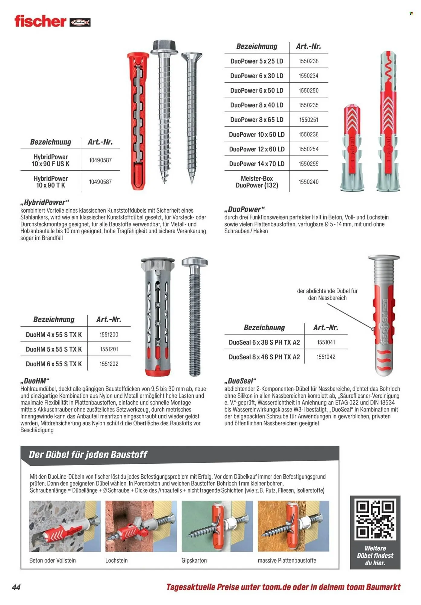 Toom Baumarkt Prospekt von 28. März bis 30. Juni 2026 - Prospekt seite 44