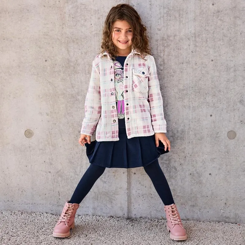 Kinder-Mädchen-Rock aus reiner Baumwolle