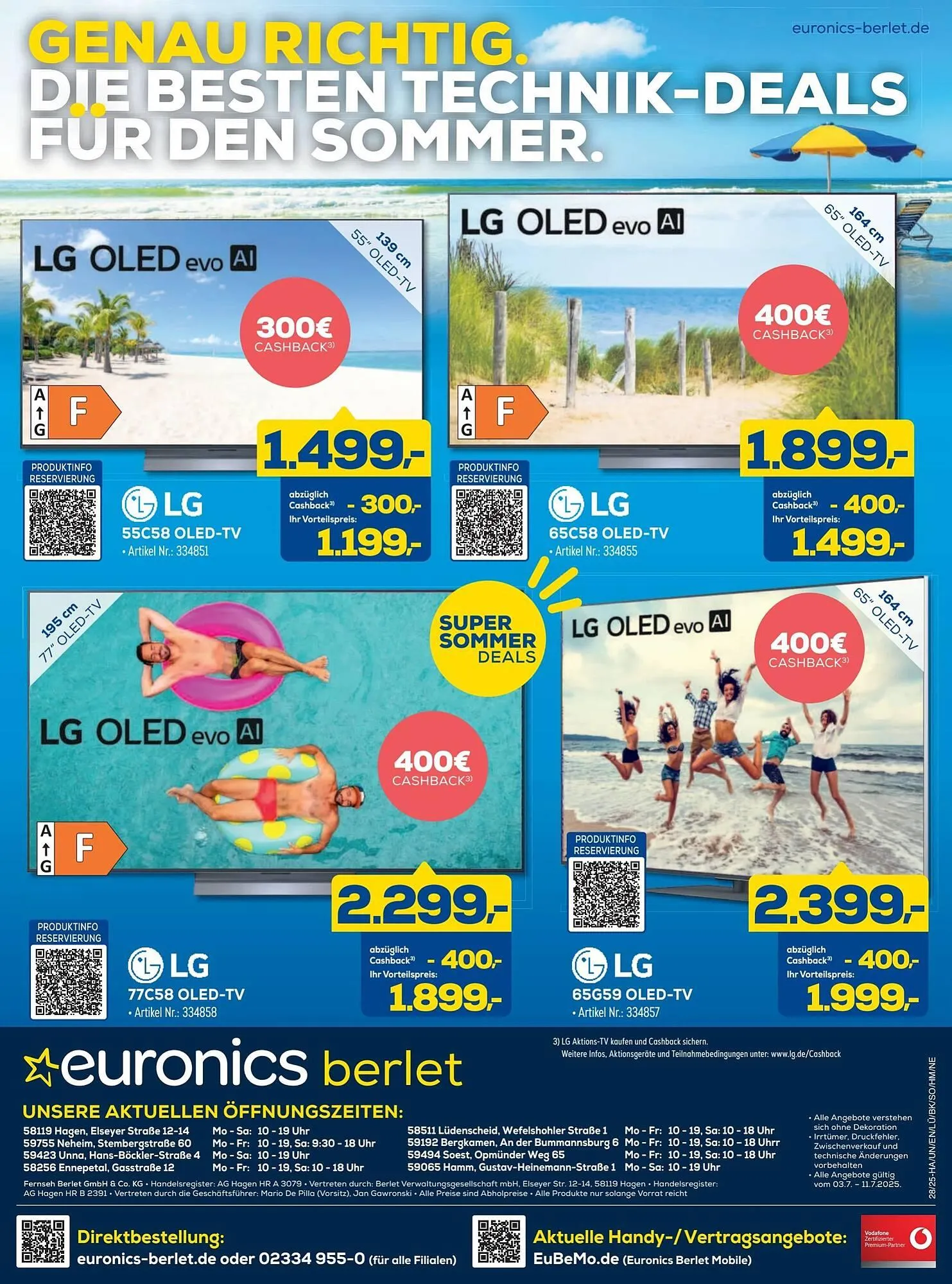 Euronics Berlet Prospekt von 3. Juli bis 12. Juli 2025 - Prospekt seite 3