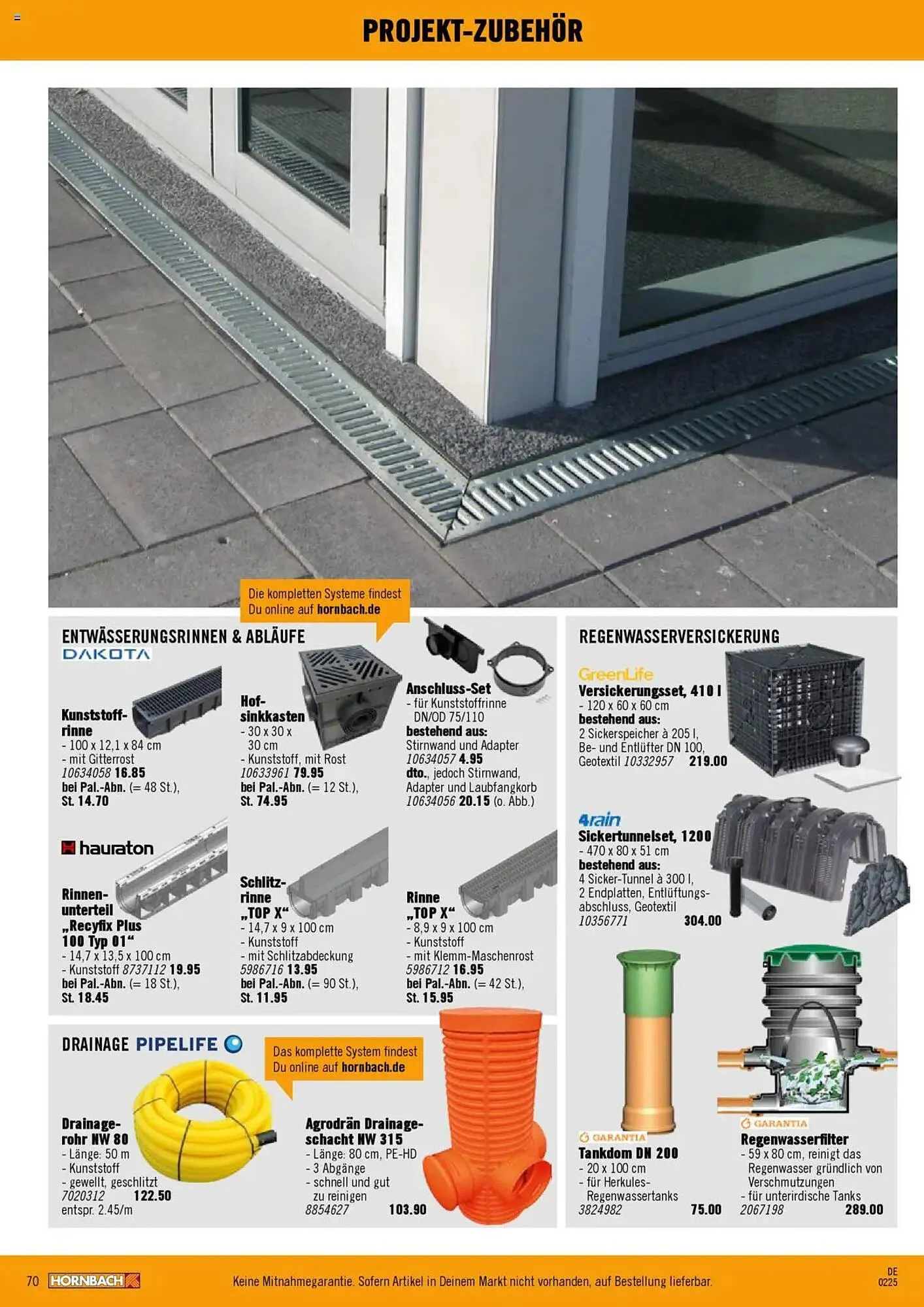 Hornbach Prospekt von 28. Februar bis 29. März 2025 - Prospekt seite 70