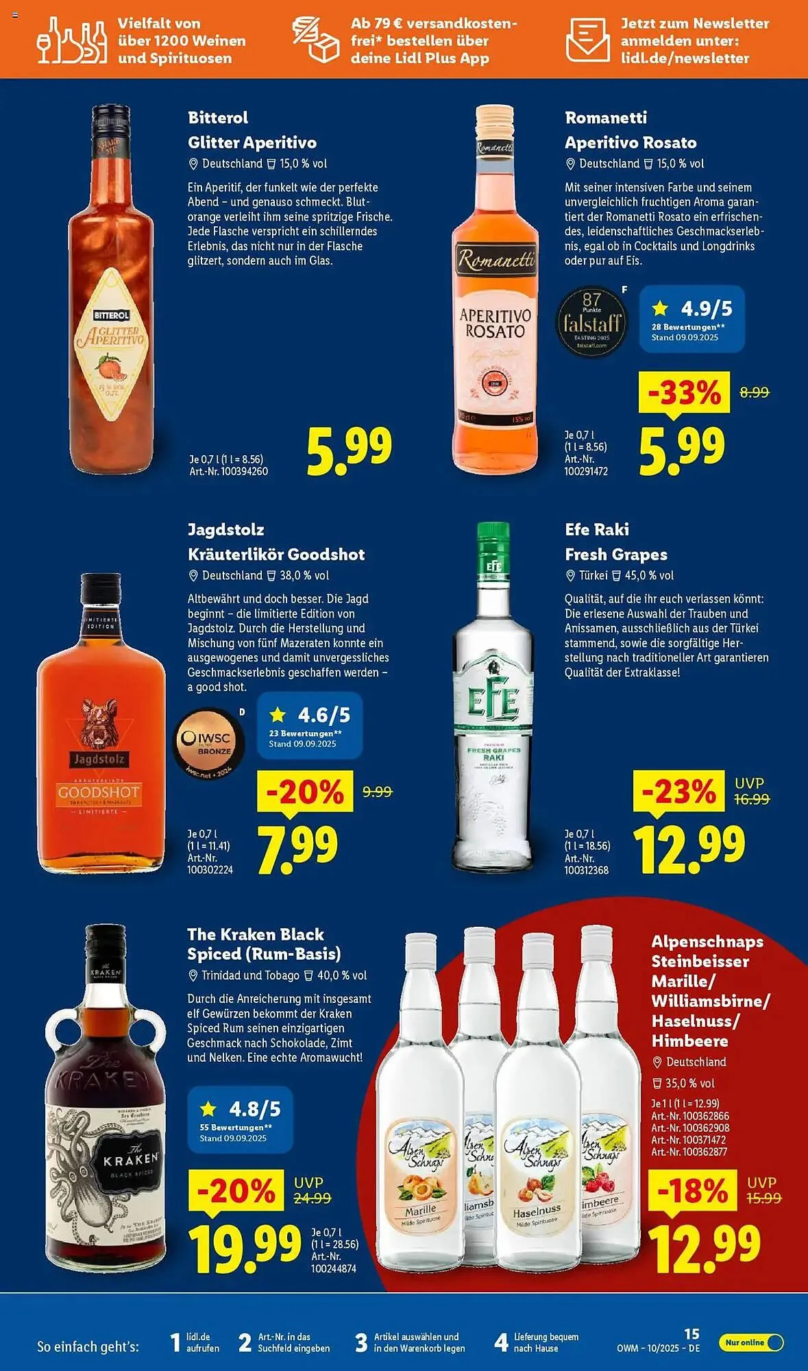 Lidl Prospekt von 1. Oktober bis 31. Oktober 2025 - Prospekt seite 15