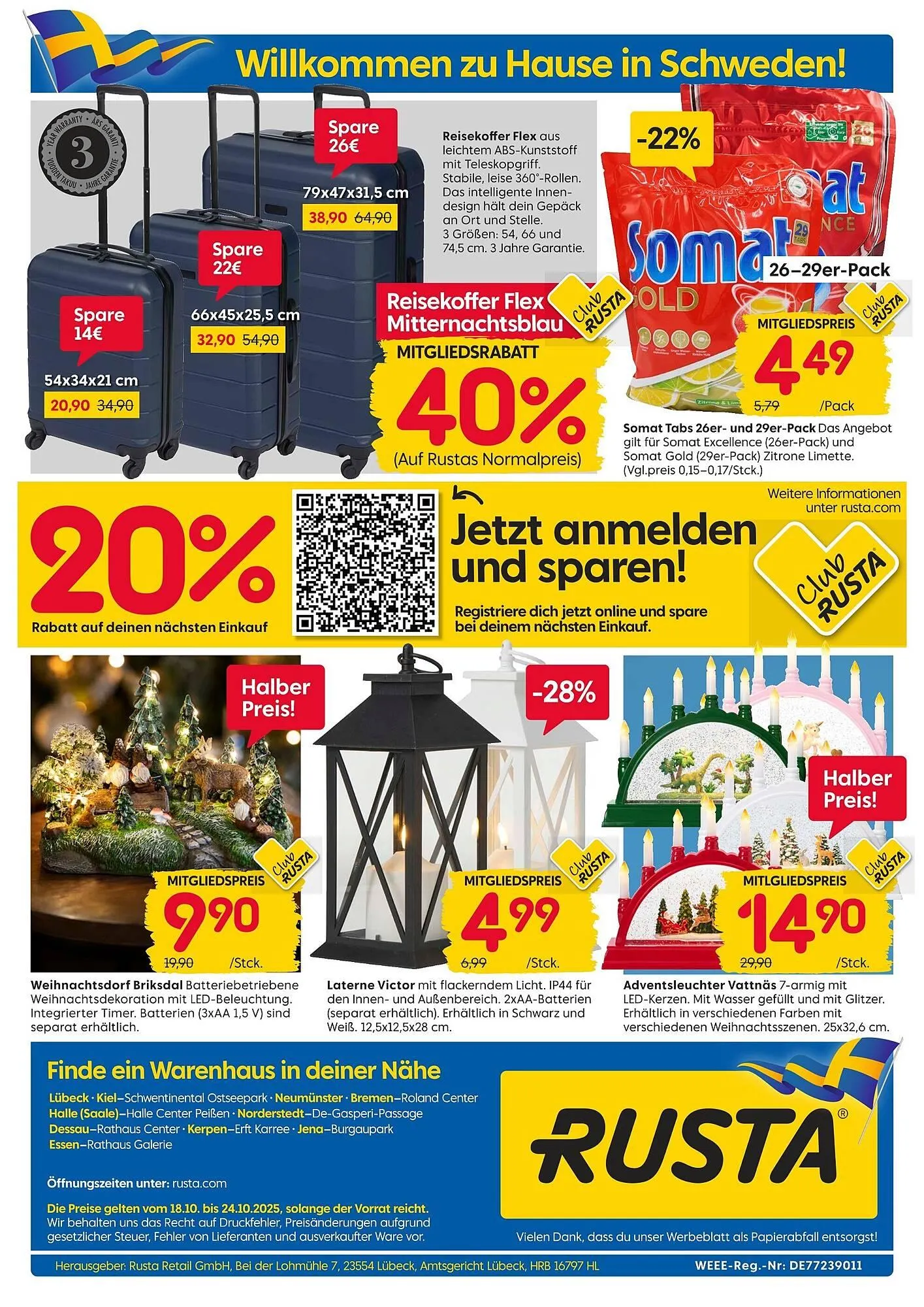 Rusta Prospekt von 18. Oktober bis 24. Oktober 2025 - Prospekt seite 18
