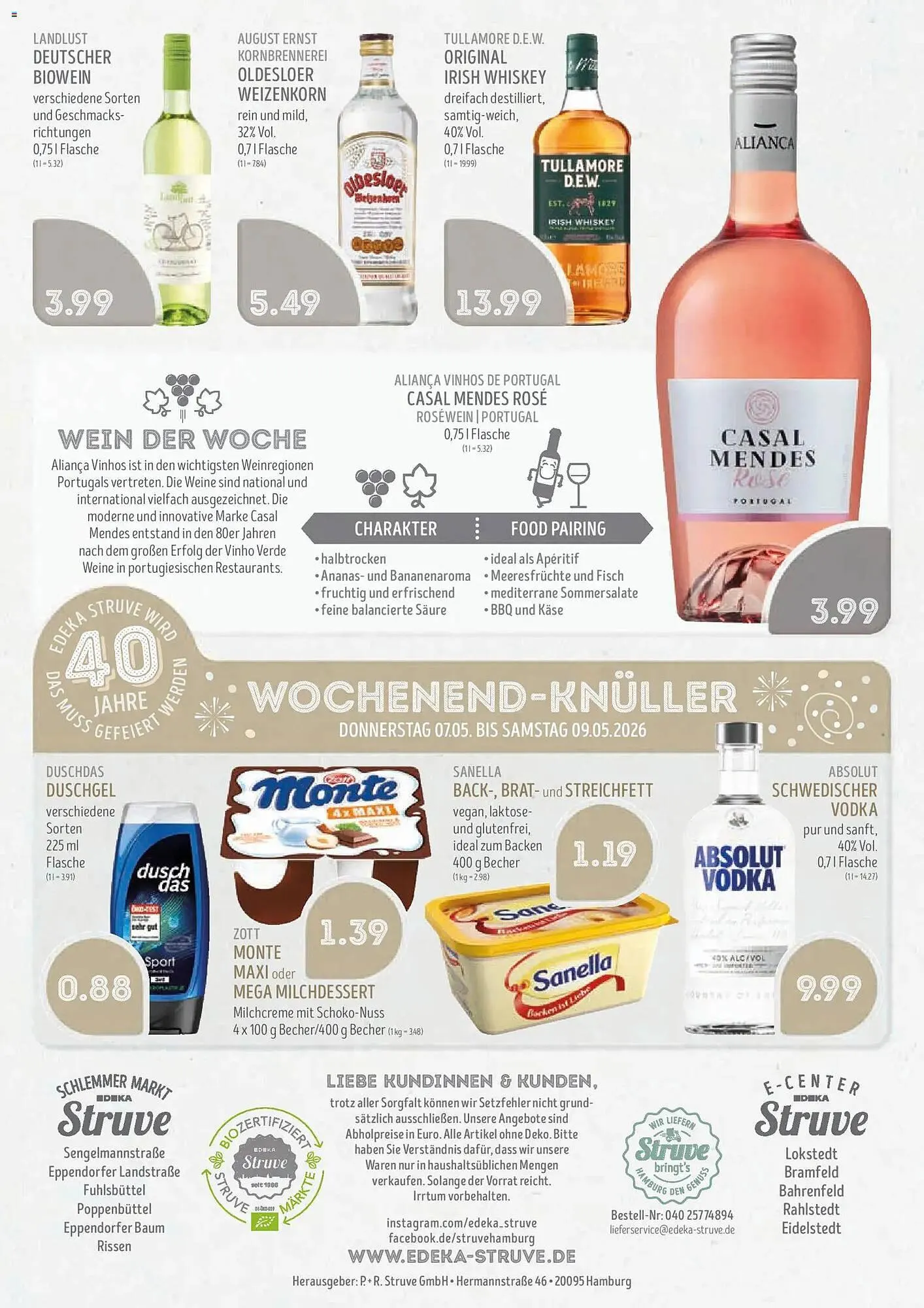 Edeka Struve Prospekt von 4. Mai bis 9. Mai 2026 - Prospekt seite 18