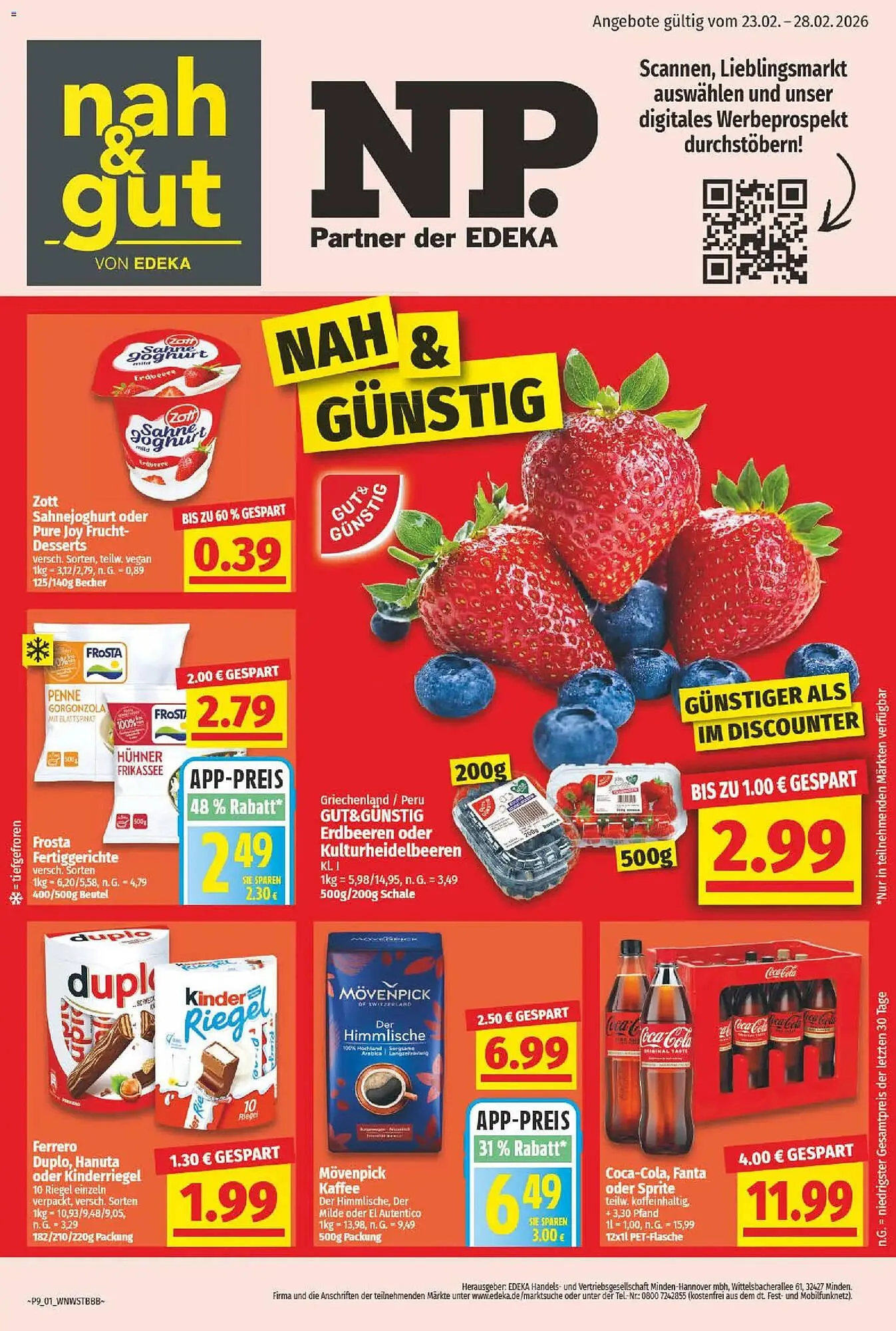NP Discount Prospekt von 23. Februar bis 28. Februar 2026 - Prospekt seite 1